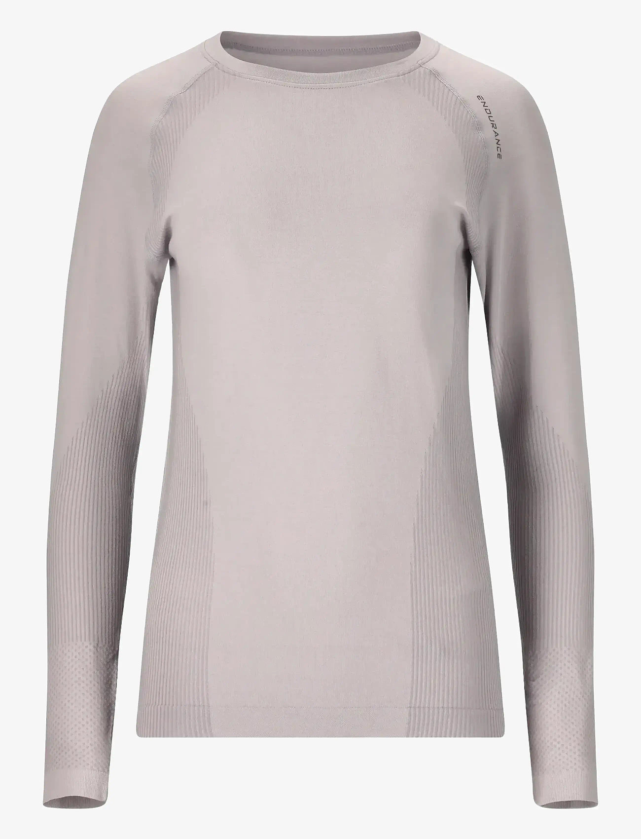 Endurance - Halen W Seamless L/S Tee - underställströjor - lilac gray - 1