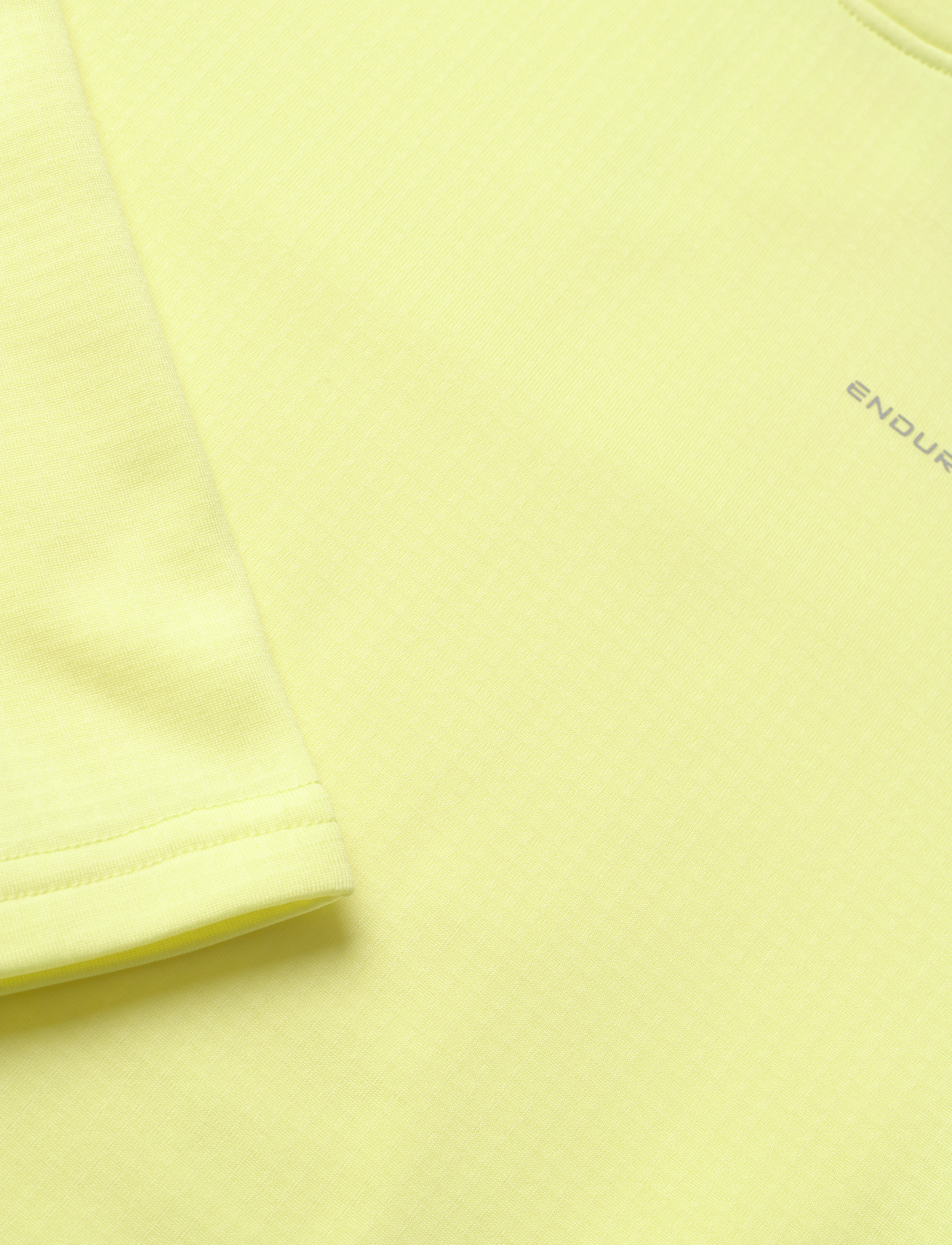 Endurance - Eally Jr. Waffle L/S Tee - sunny lime - 1