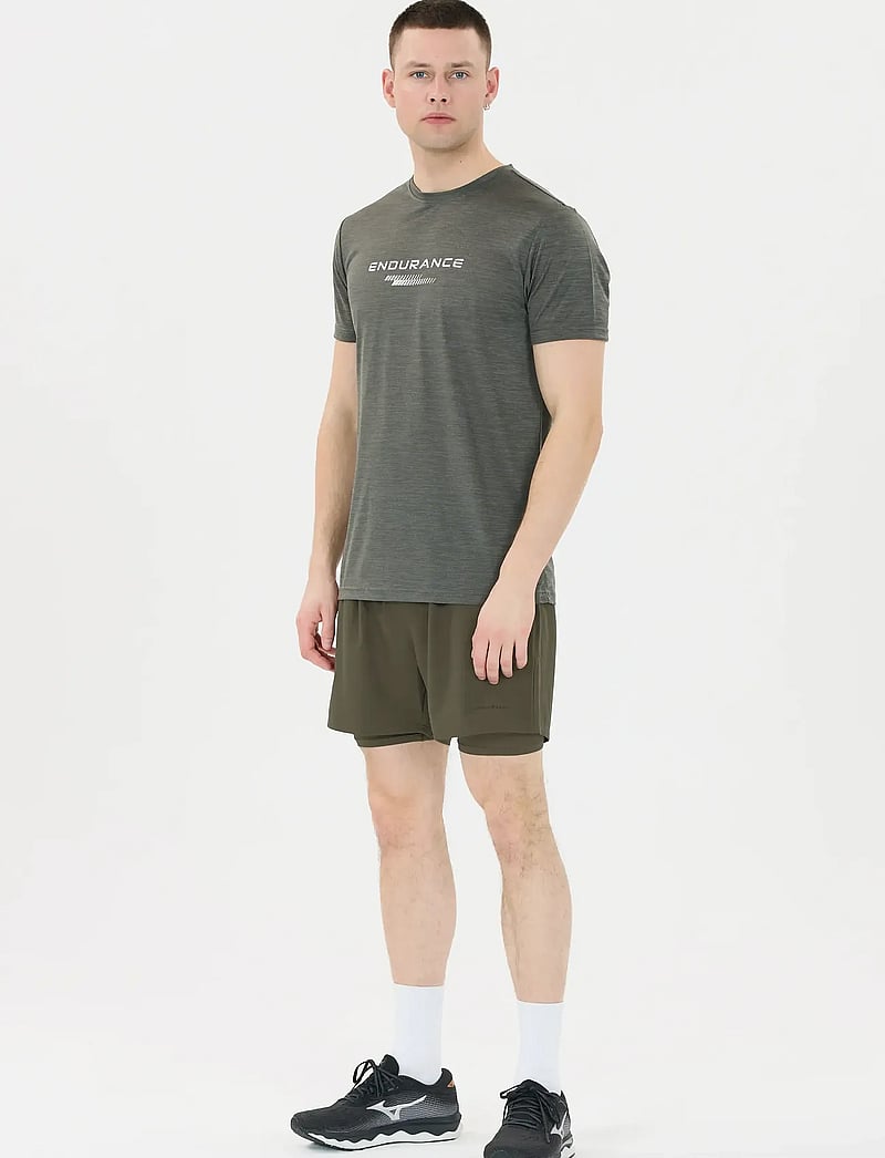 Endurance - Kros M 2-in-1 Shorts - lühikesed treeningpüksid - chimera - 5