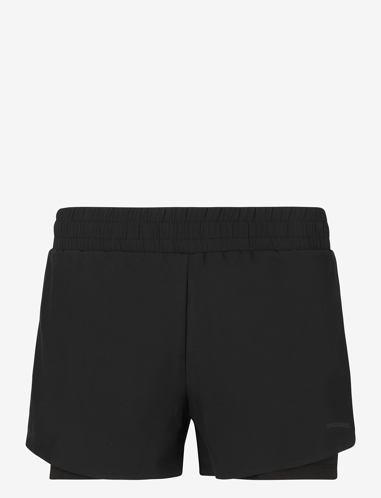 Endurance - Val W 2-in-1 Shorts - running shorts - black - 0