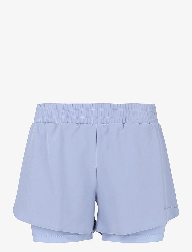 Endurance - Val W 2-in-1 Shorts - løbeshorts - blue heron - 1