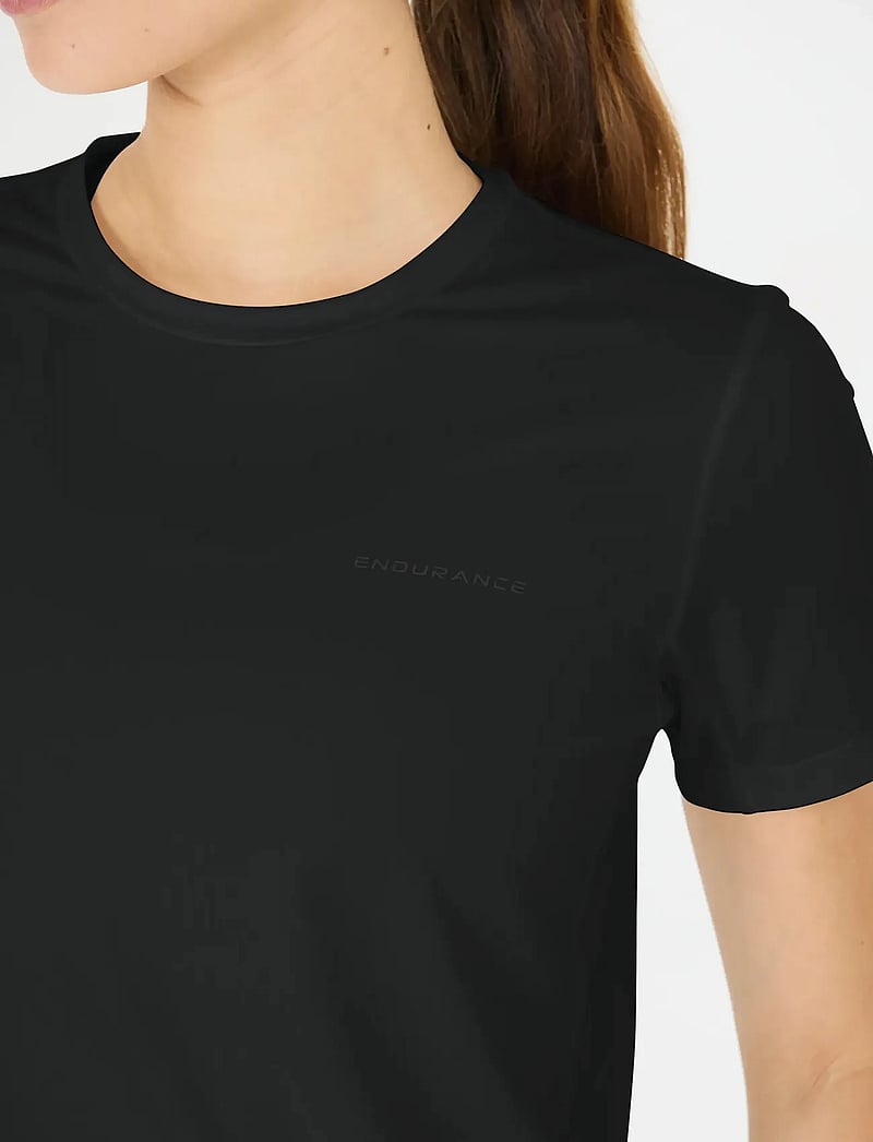 Endurance - Nan W S/S Tee - t-shirts - black - 0