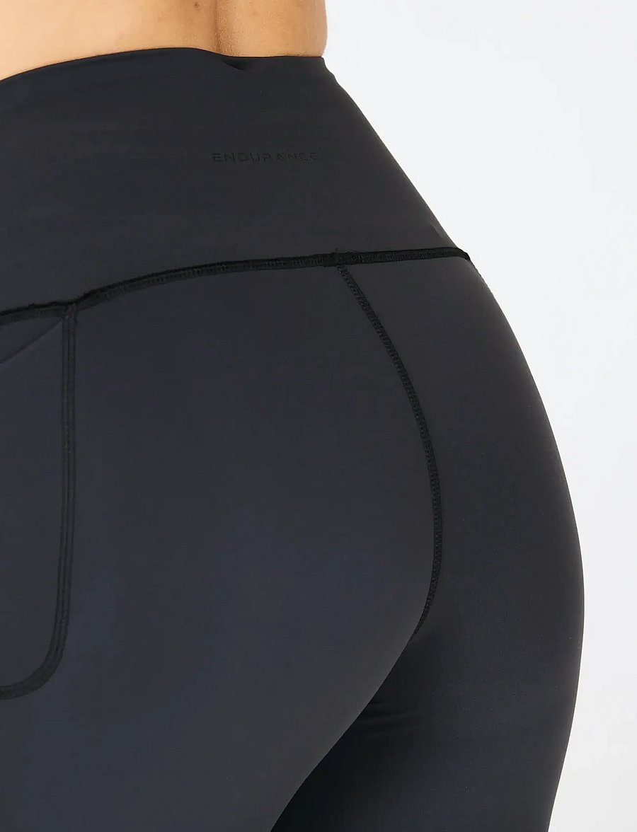 Endurance - Move W Tights - jooksuretuusid - black - 3