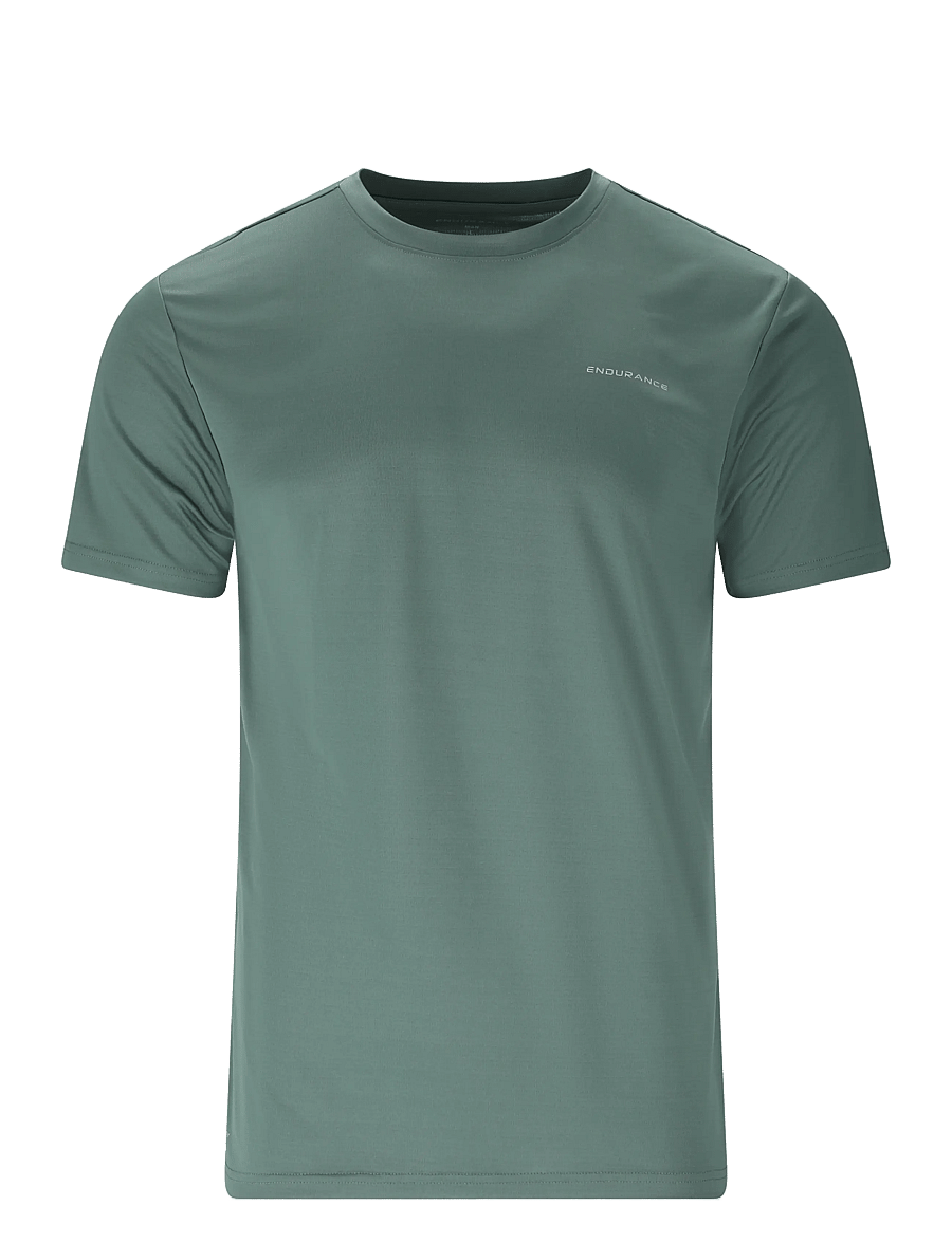 Endurance - Vernon V2 M Performance SS Tee - t-särgid - silver pine - 1