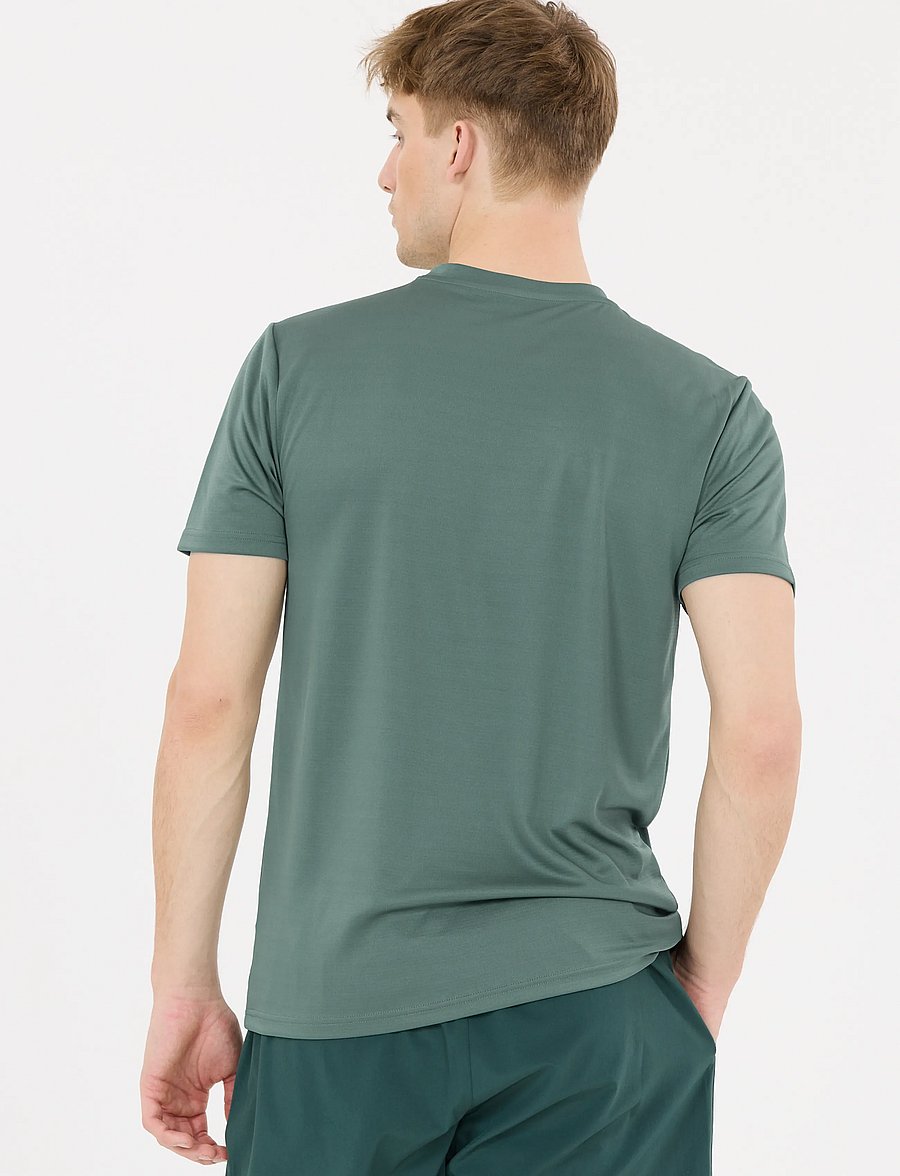 Endurance - Vernon V2 M Performance SS Tee - t-särgid - silver pine - 5