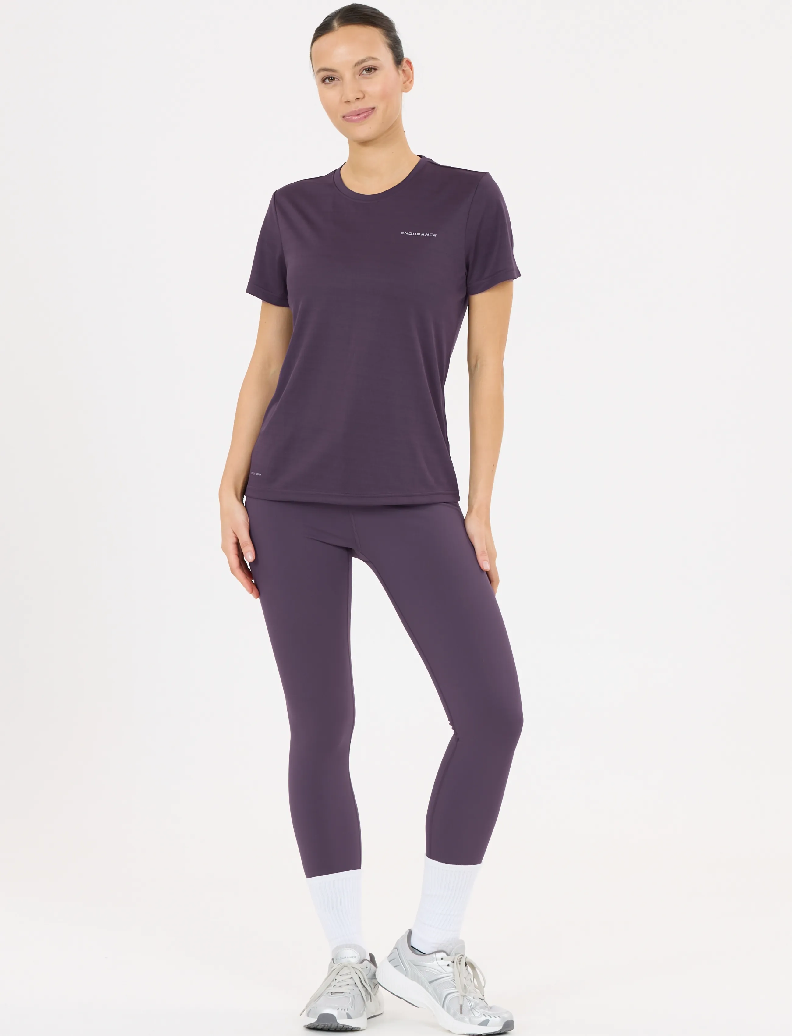 Endurance Vista V2 W Performance Ss Tee, 40, Purple, Sports Overdele & T-shirts > Sport T-shirts, Dame