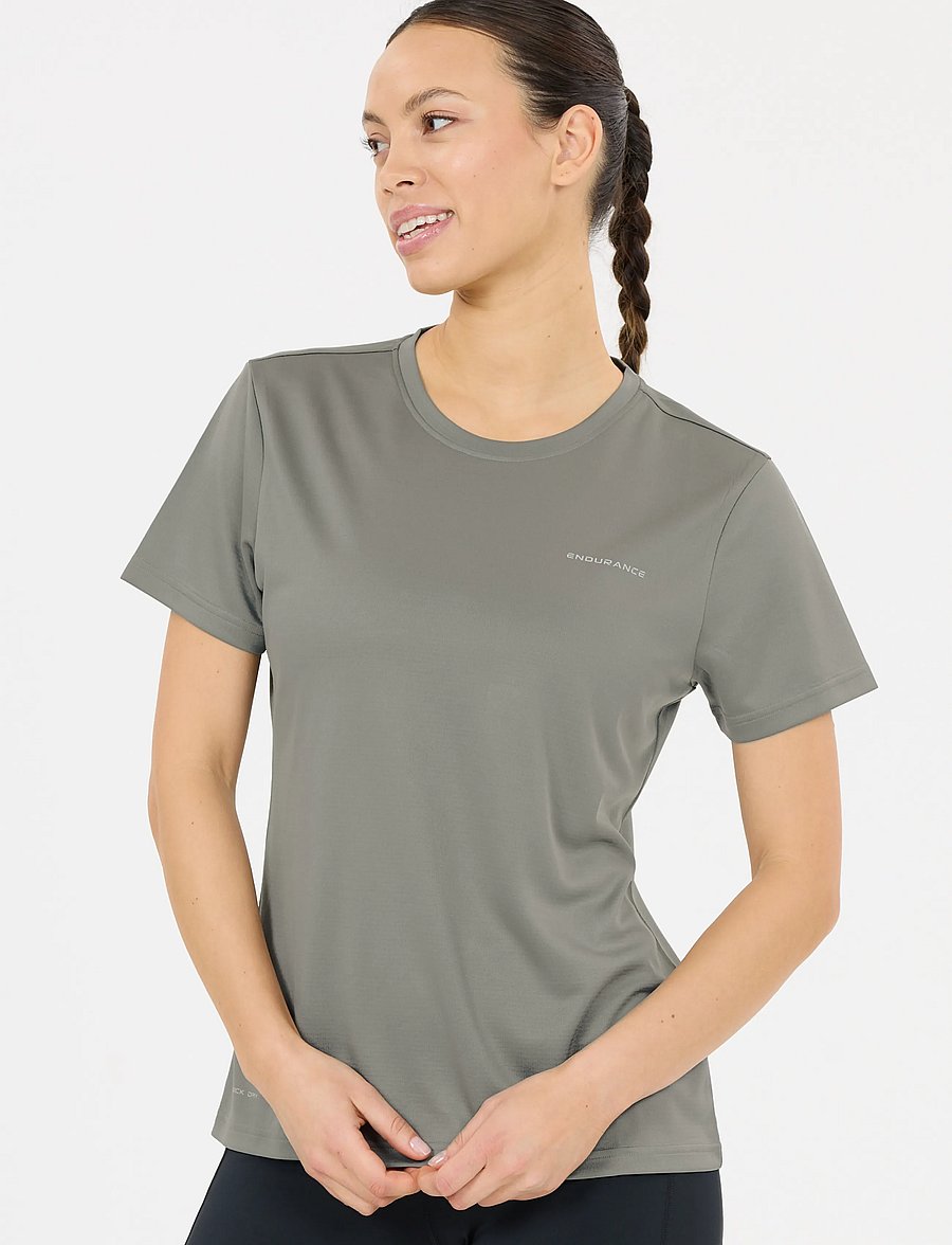 Endurance - Vista V2 W Performance SS Tee - t-shirts - sedona sage - 4