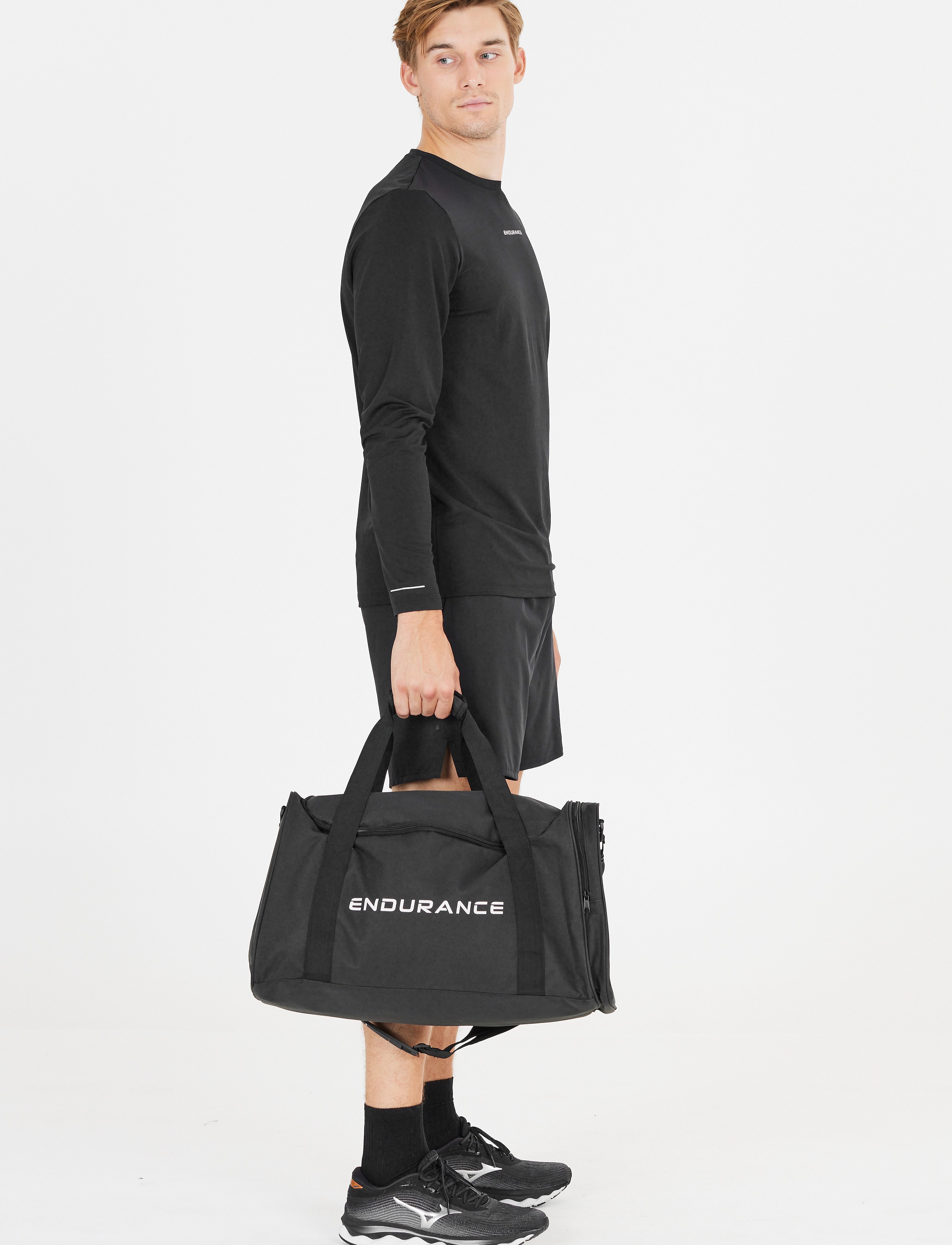 Endurance Lanakila 40L Sports Bag, One Size, Black, Sport Training Bags > Sport Gym Bags, Herre