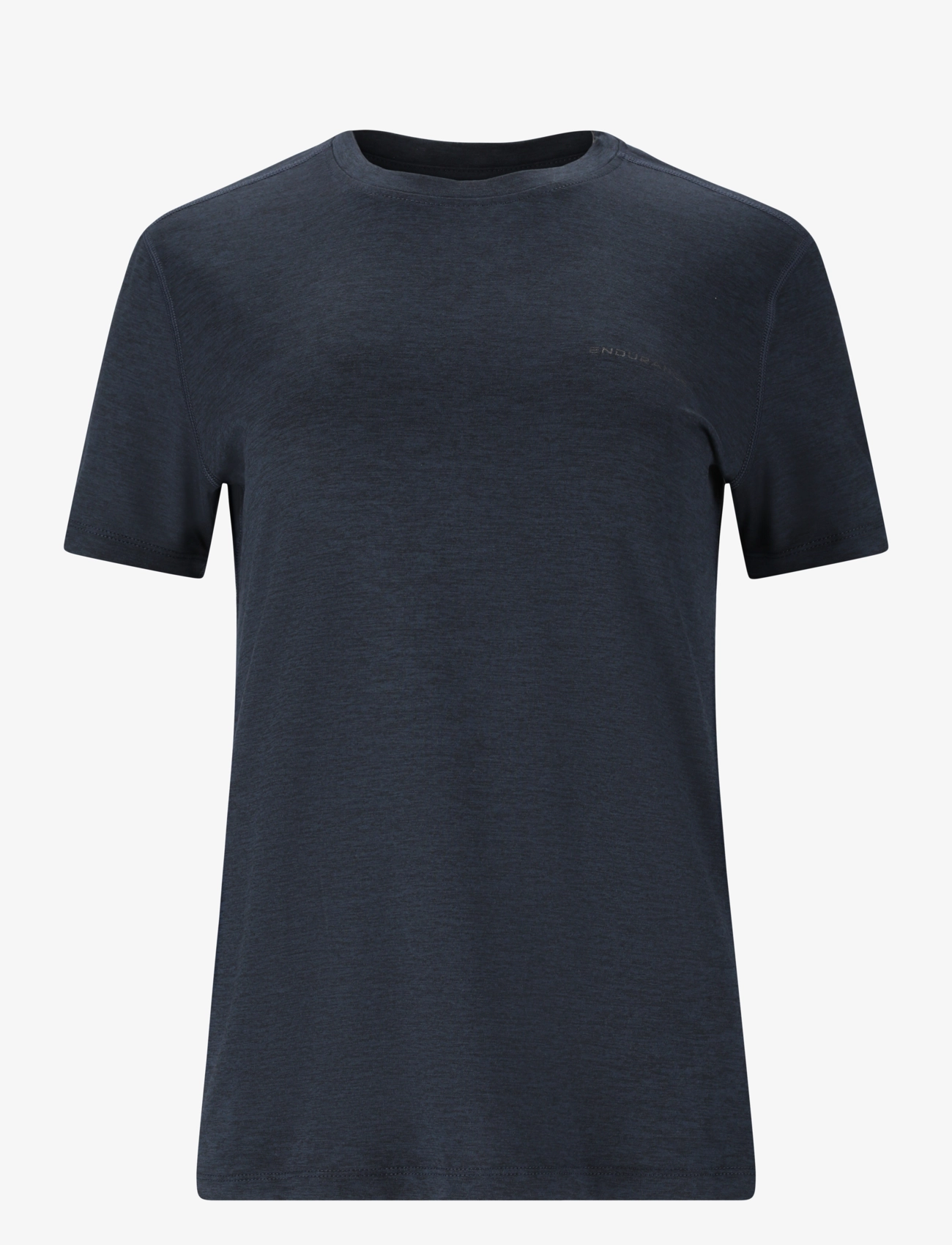 Endurance Alvaly W Melange S/S Tee - Endurance - BLACK MELANGE / navy