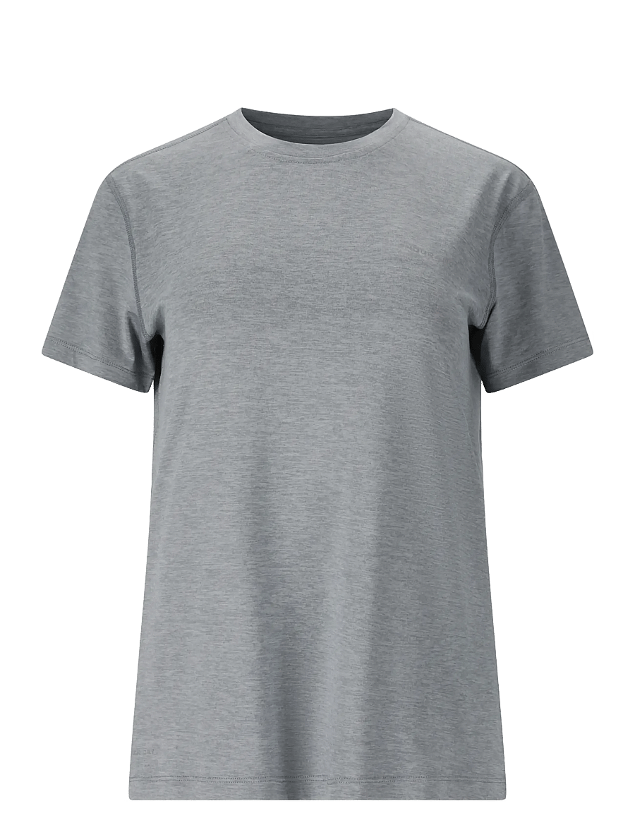 Endurance - Alvaly W Melange S/S Tee - t-paidat - flint stone - 1