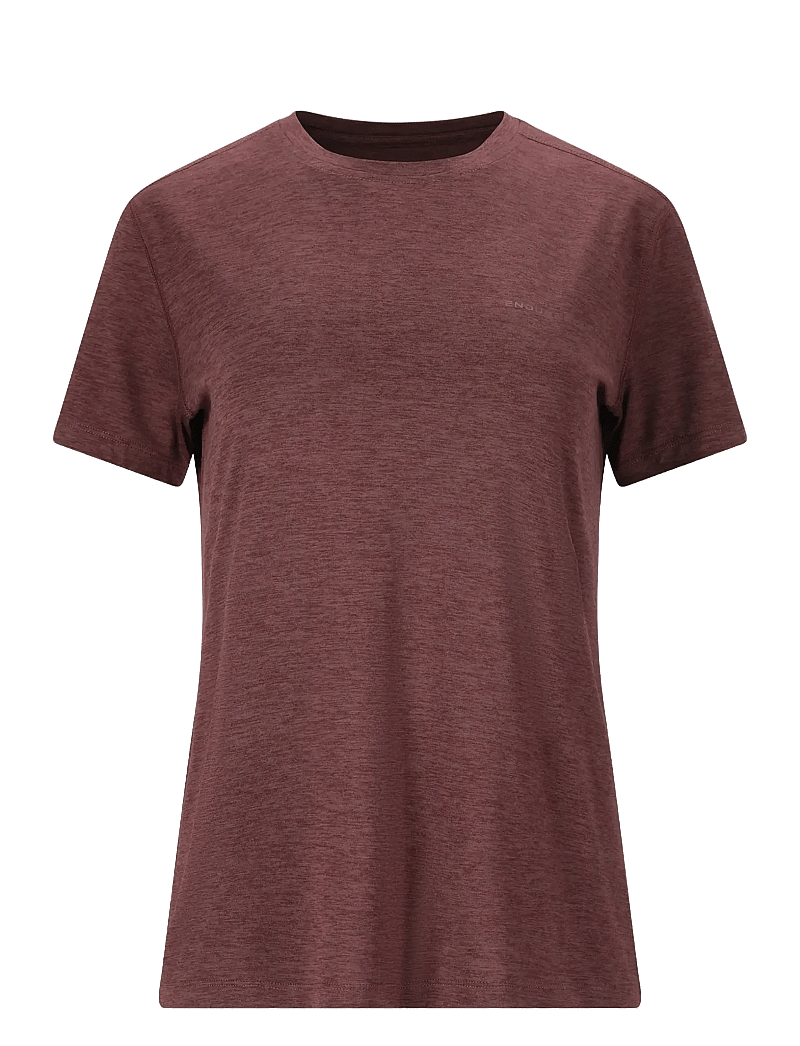 Endurance - Alvaly W Melange S/S Tee - t-shirts - huckleberry - 1