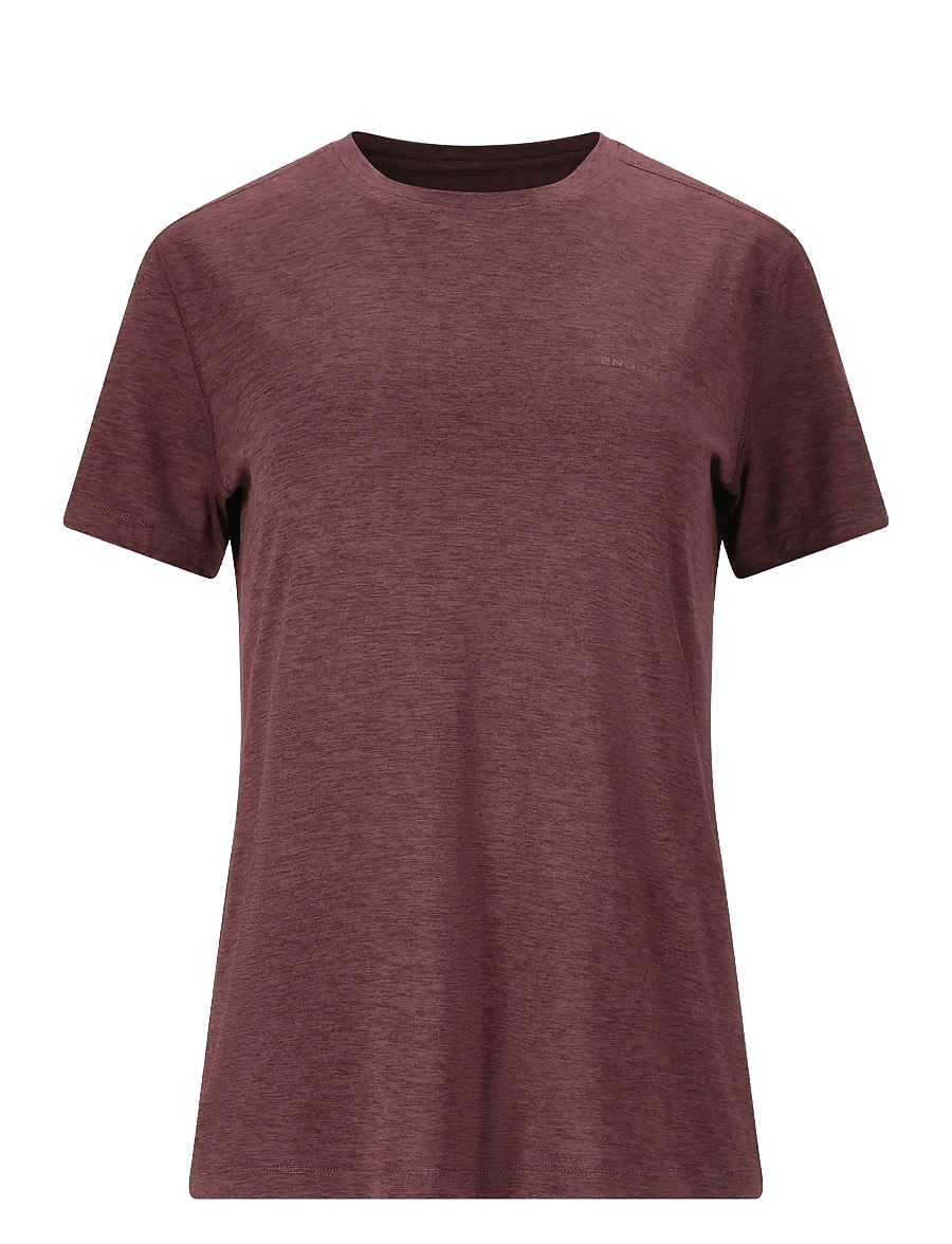 Endurance - Alvaly W Melange S/S Tee - t-krekli - huckleberry - 1