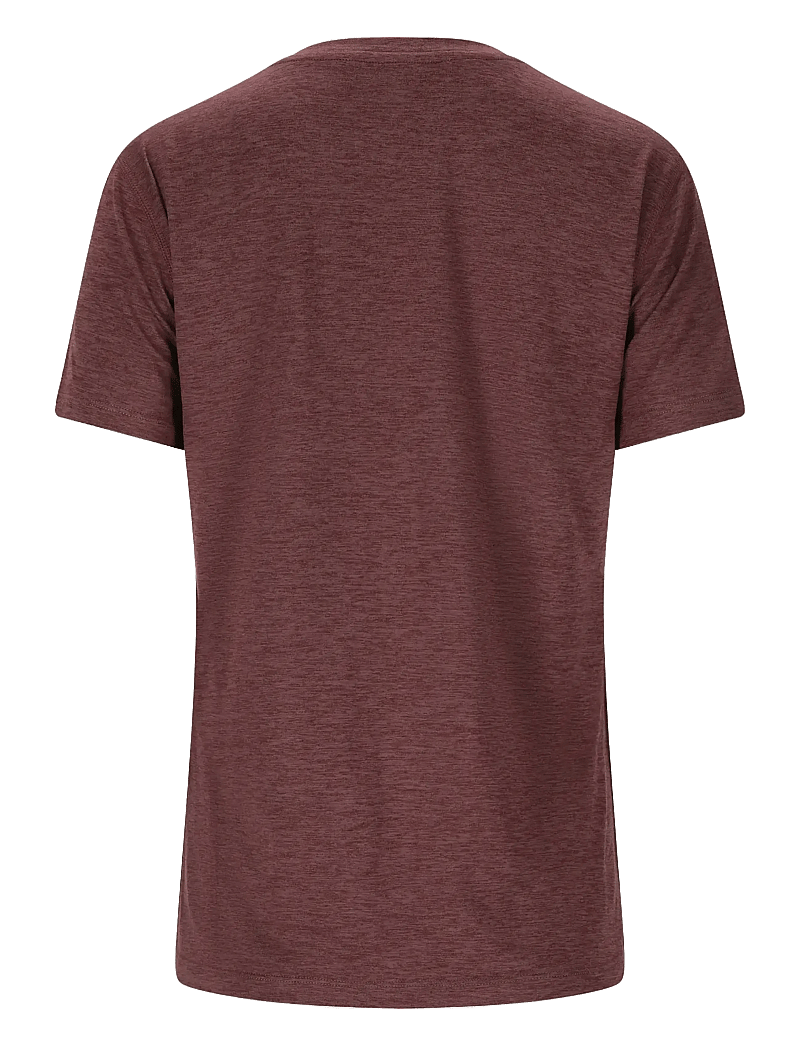 Endurance - Alvaly W Melange S/S Tee - t-shirts - huckleberry - 2