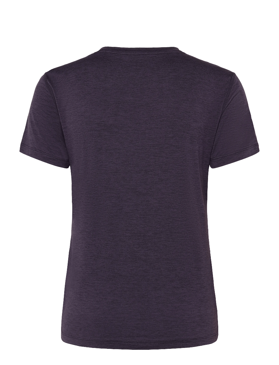 Endurance - Alvaly W Melange S/S Tee - t-shirts - nightshade - 1
