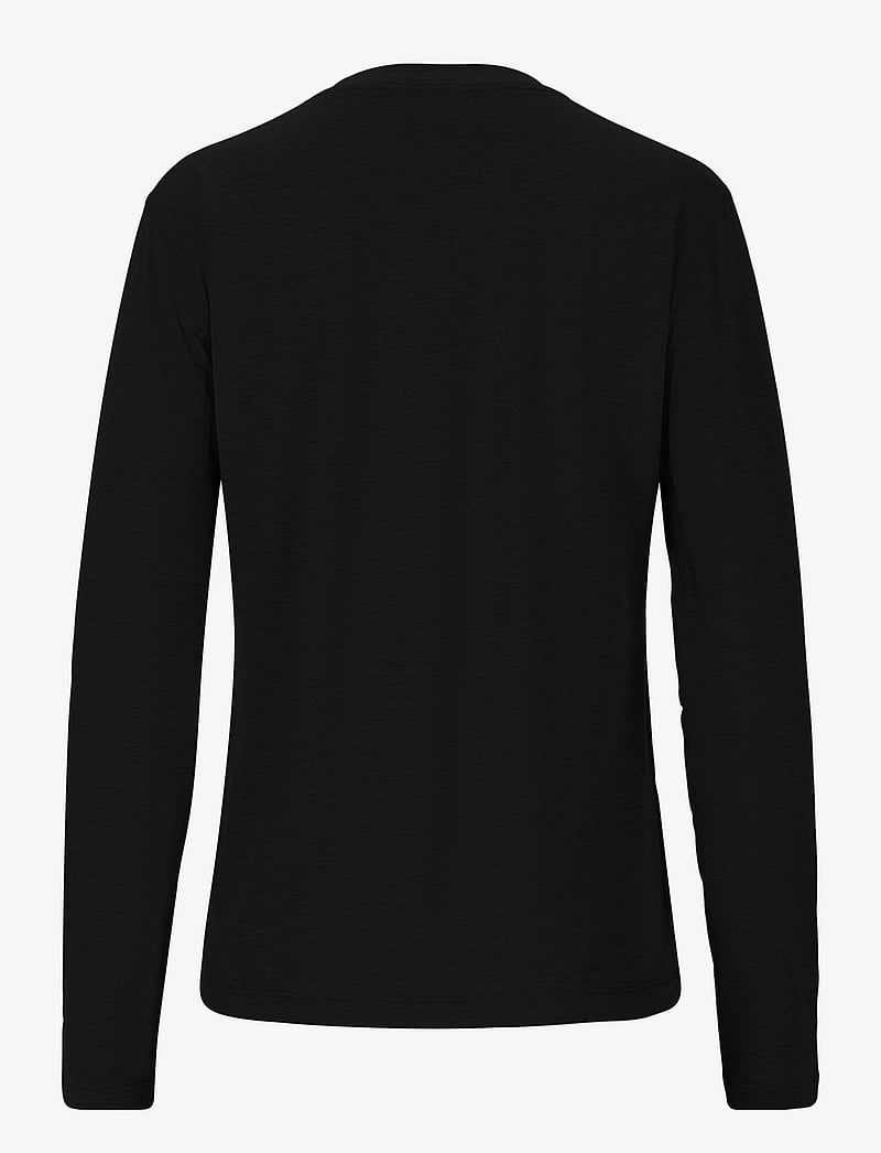 Endurance - Alvaly W Melange L/S Tee - langarmshirts - black melange - 2