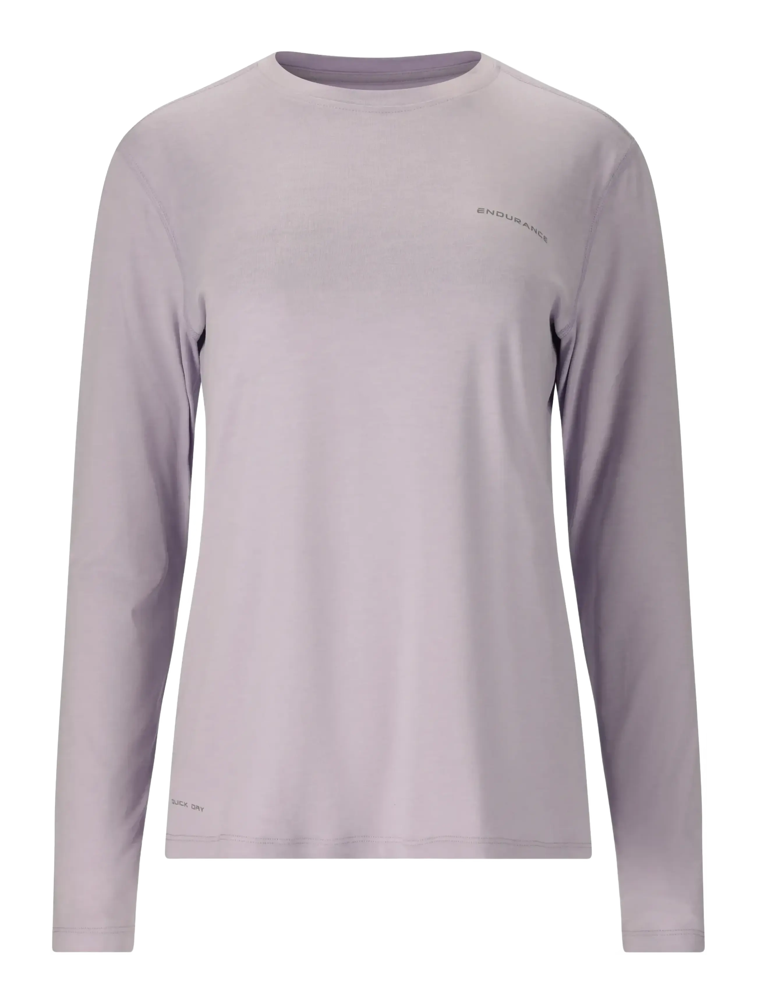 Endurance Alvaly W Melange L/S Tee - Endurance - ORCHID PETAL / purple
