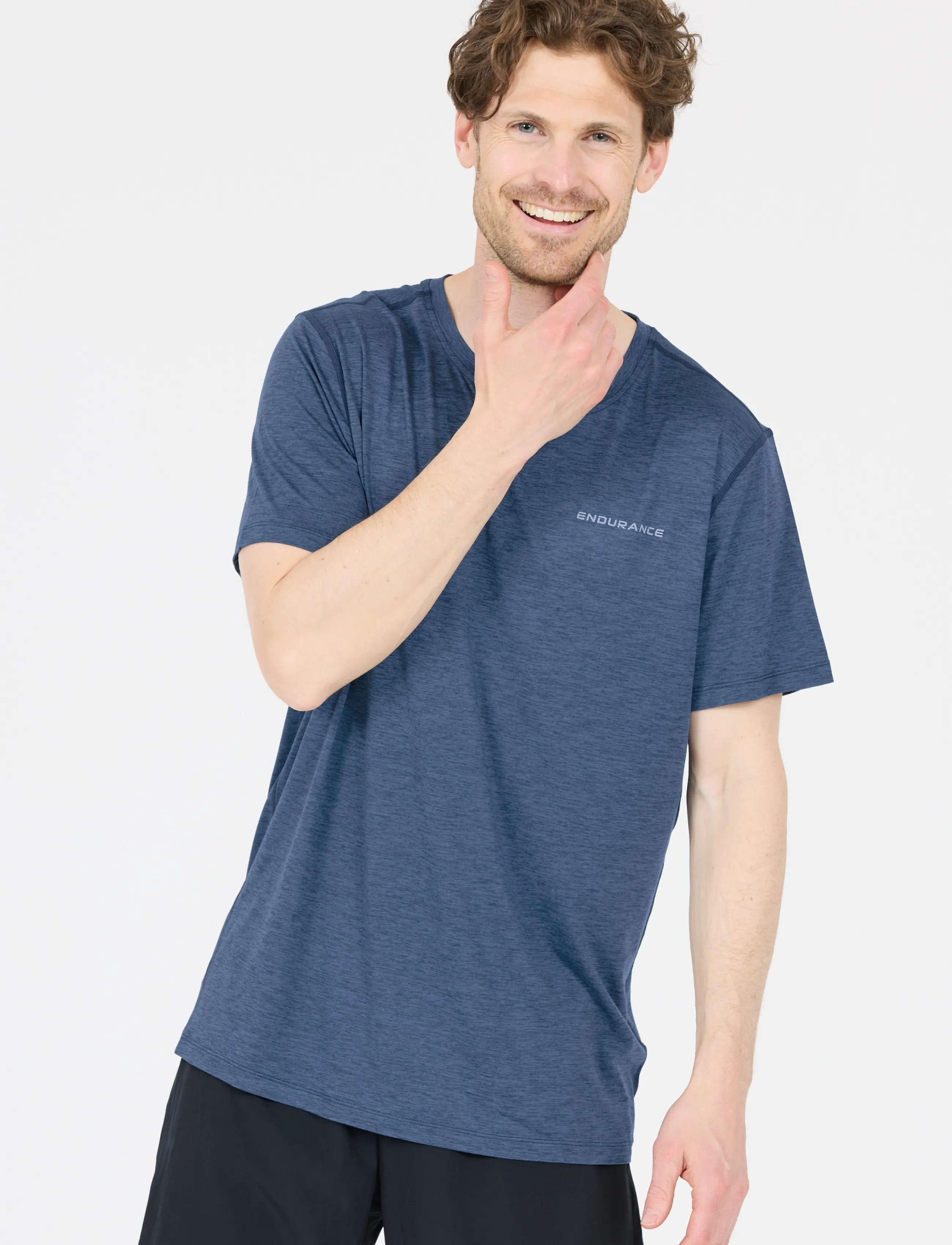 Endurance - Abdon M Melange S/S Tee - t-shirts - big dipper - 4