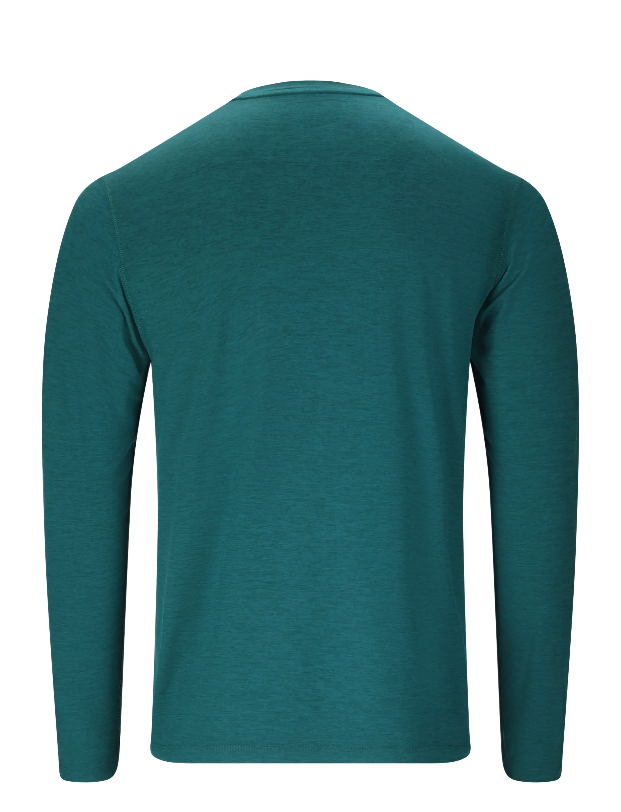 Endurance - Abdon M Melange L/S Tee - dark sea - 2