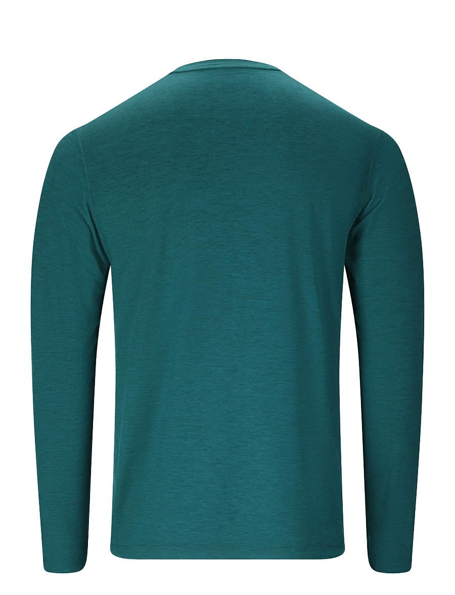 Endurance - Abdon M Melange L/S Tee - langarmshirts - dark sea - 2