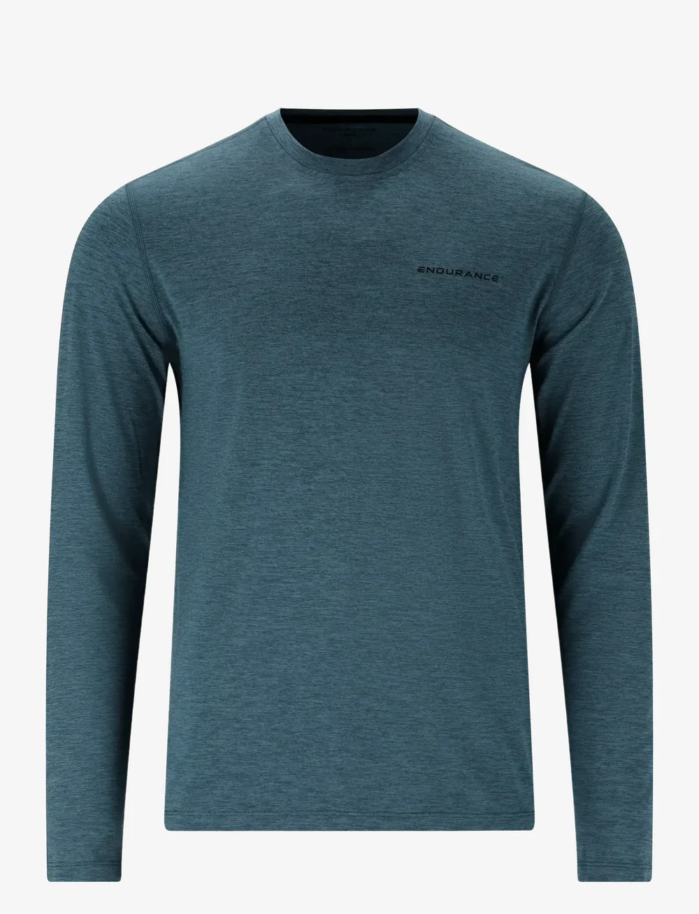 Endurance - Abdon M Melange L/S Tee - langarmshirts - orion blue - 1