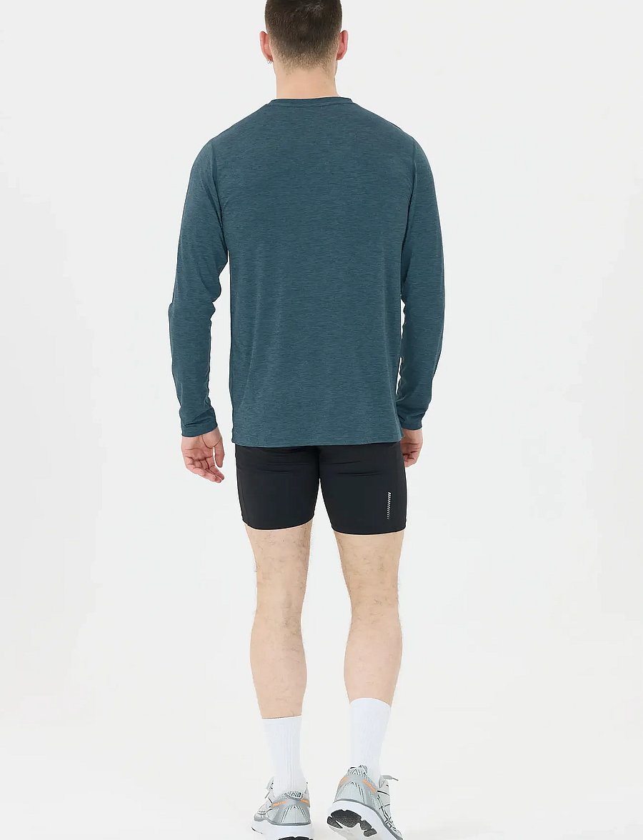 Endurance - Abdon M Melange L/S Tee - orion blue - 4
