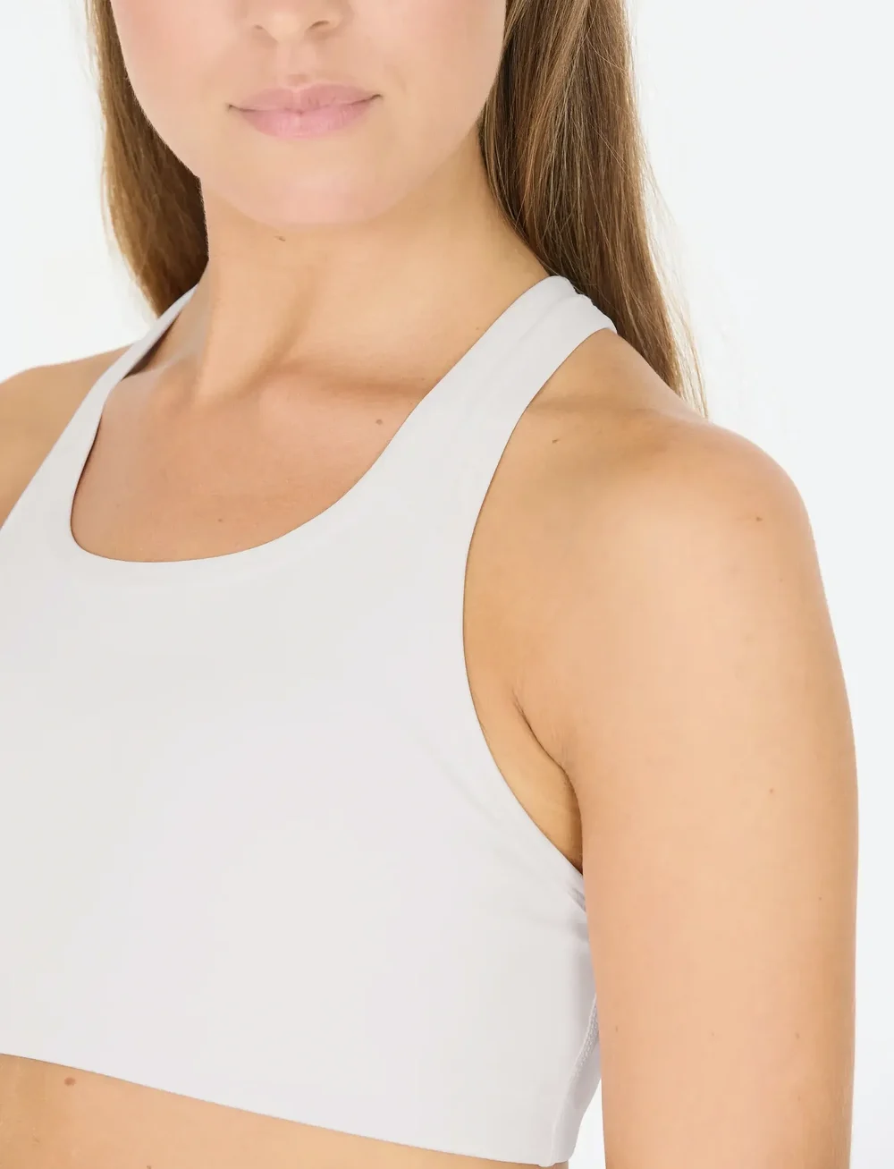Endurance - Alanie W Sports Bra - medium støtte - white - 0