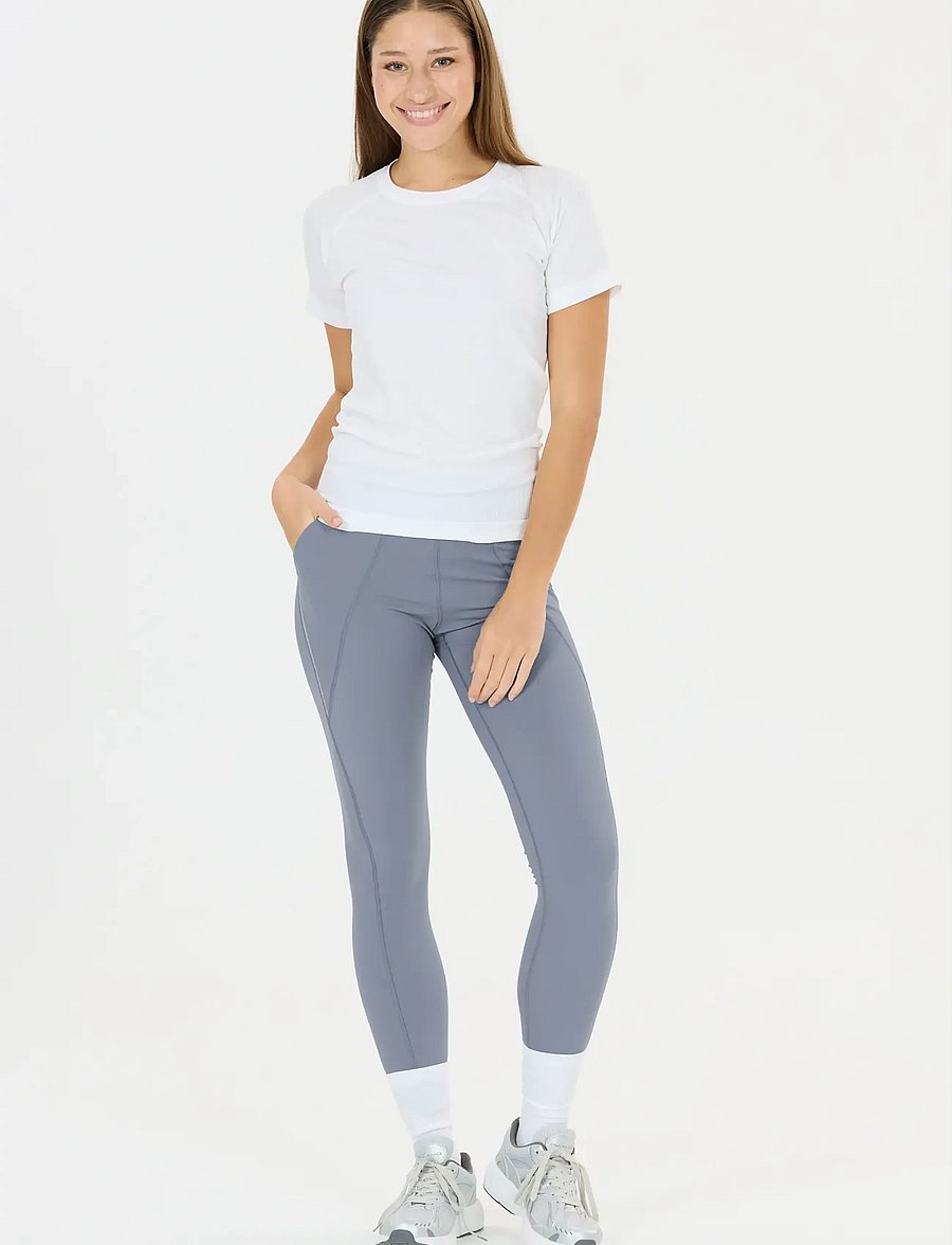 Endurance - Talori W Tights - legginsy do biegania - flint stone - 4