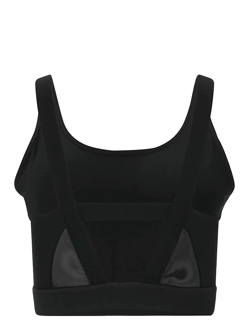 Endurance - Cynthian W Sports Bra - mittlerer halt - black - 2