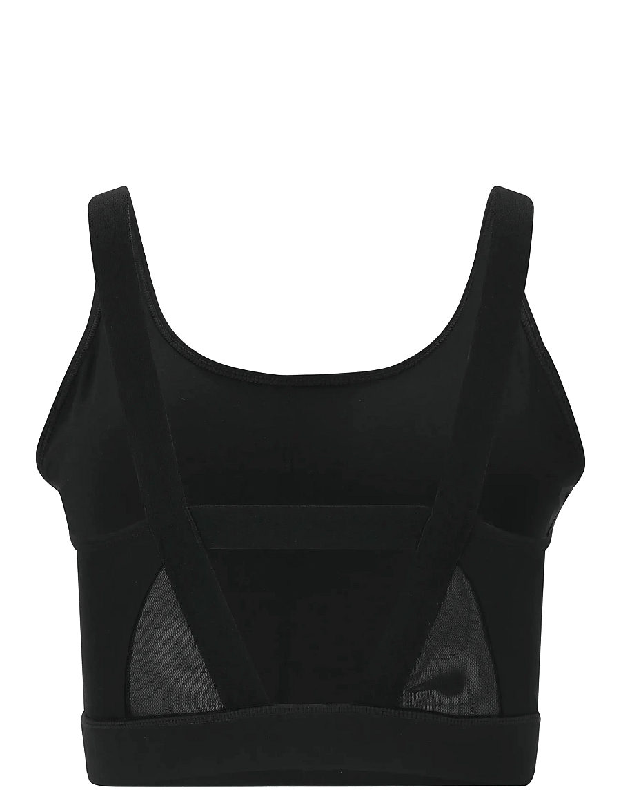 Endurance - Cynthian W Sports Bra - mittlerer halt - black - 2