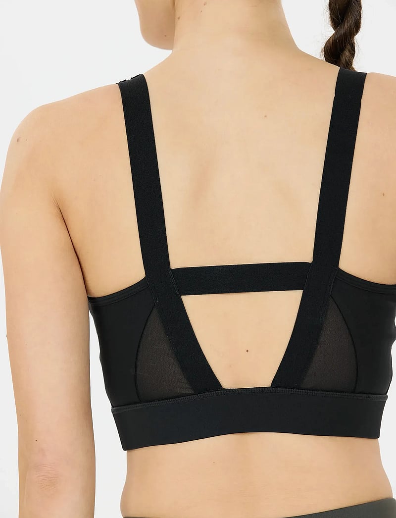 Endurance - Cynthian W Sports Bra - mittlerer halt - black - 3