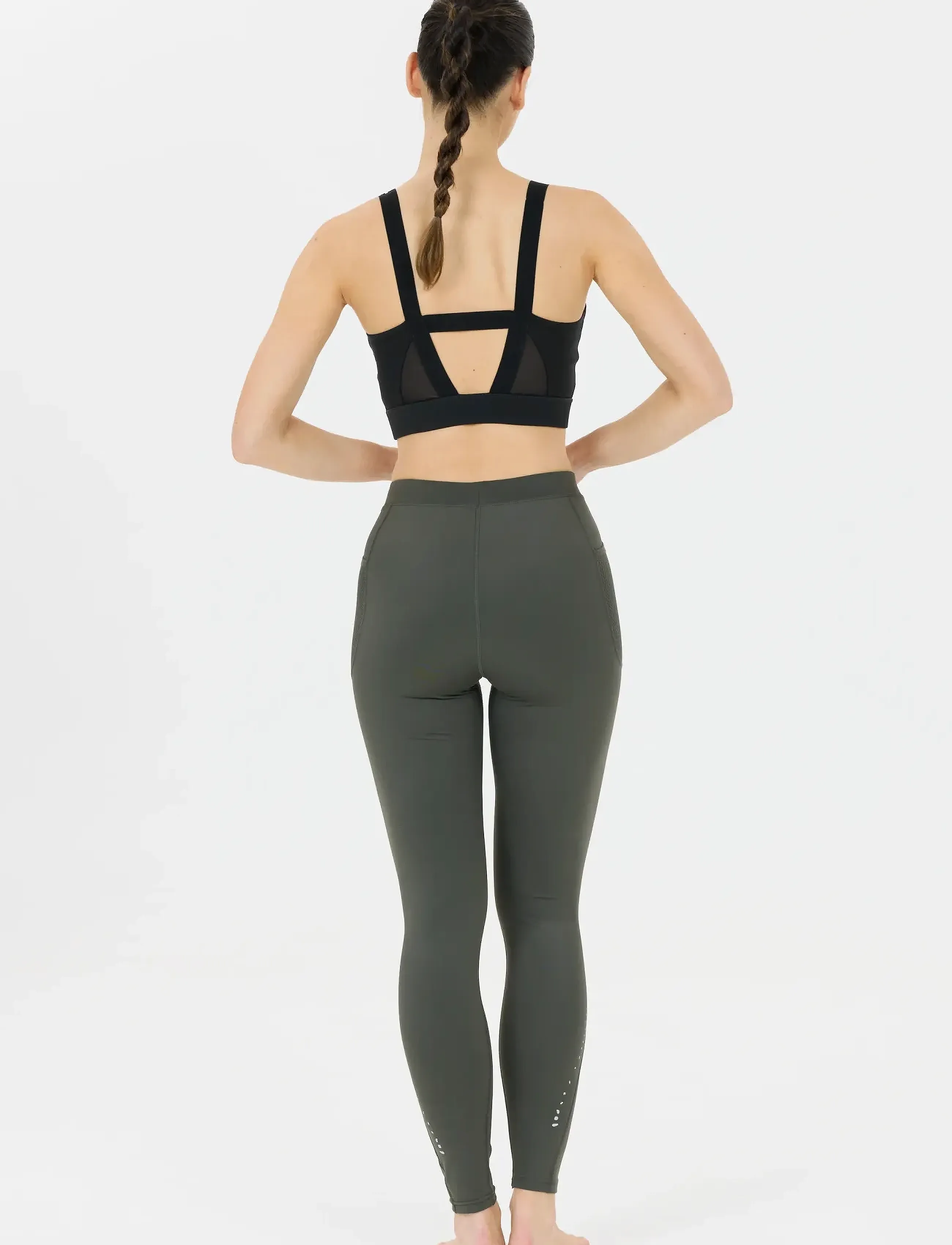 Endurance - Cynthian W Sports Bra - medium støtte - black - 5