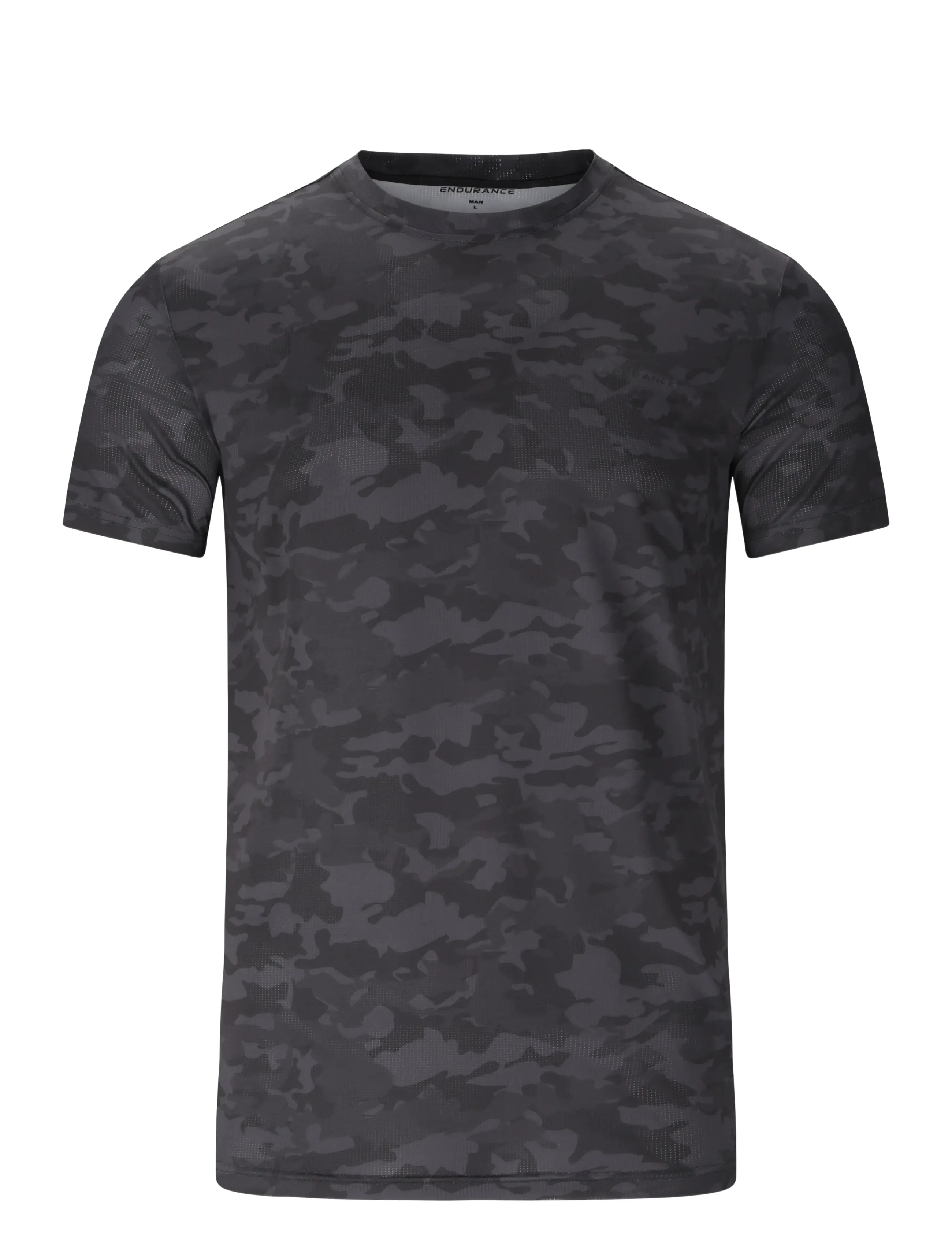 Endurance Genen M SS Tee - Endurance - BLACK CAMOUFLAGE / black