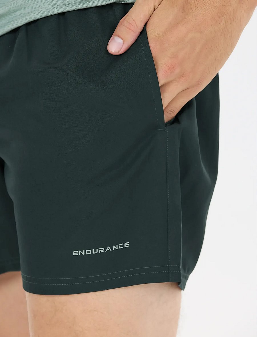 Endurance - Kros M Shorts - lühikesed jooksupüksid - green gables - 0