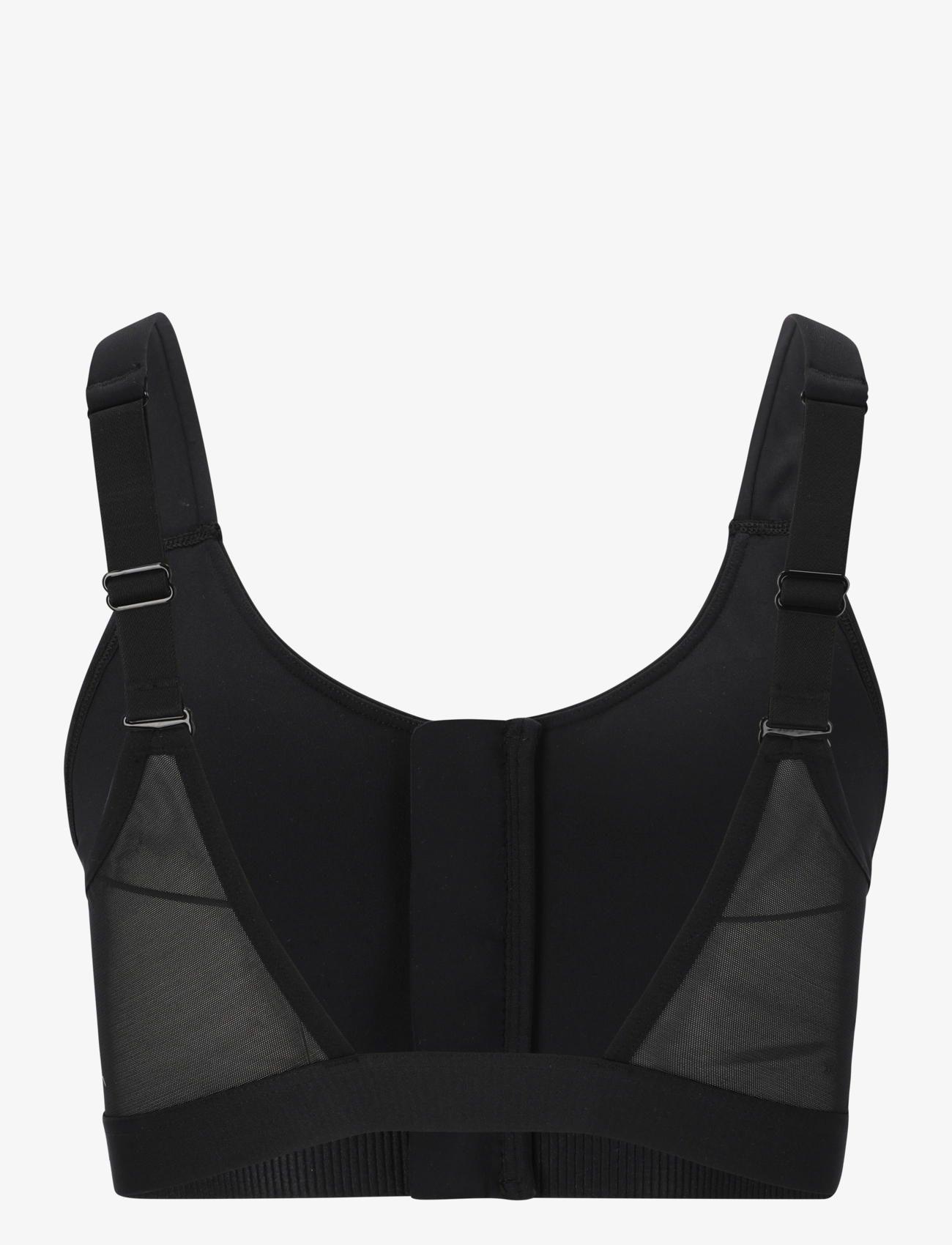 Endurance - Crystale W Zip Sports Bra - high - black - 2