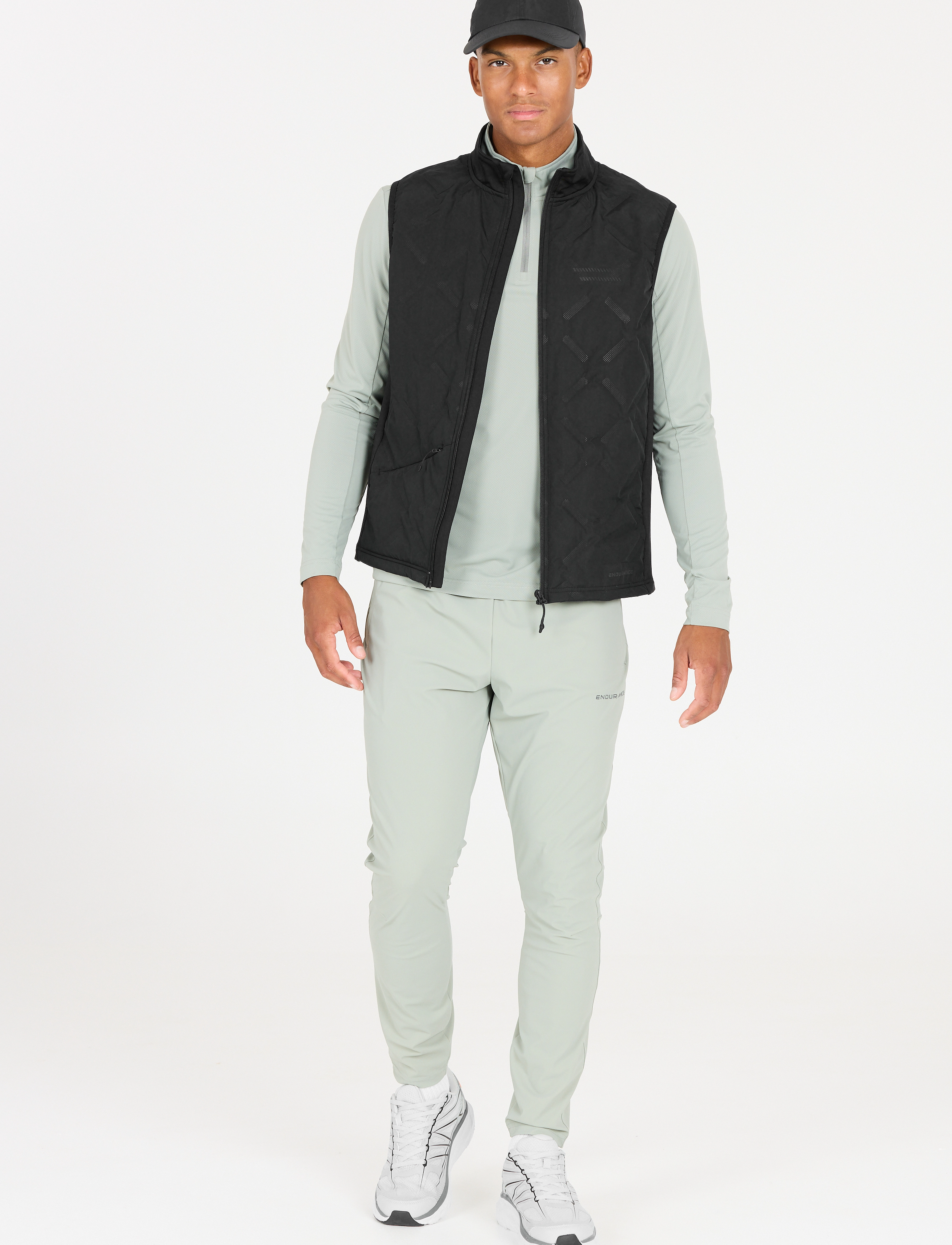 Endurance Jelawat M Vest, Polstret Vest, Sort, Str: L