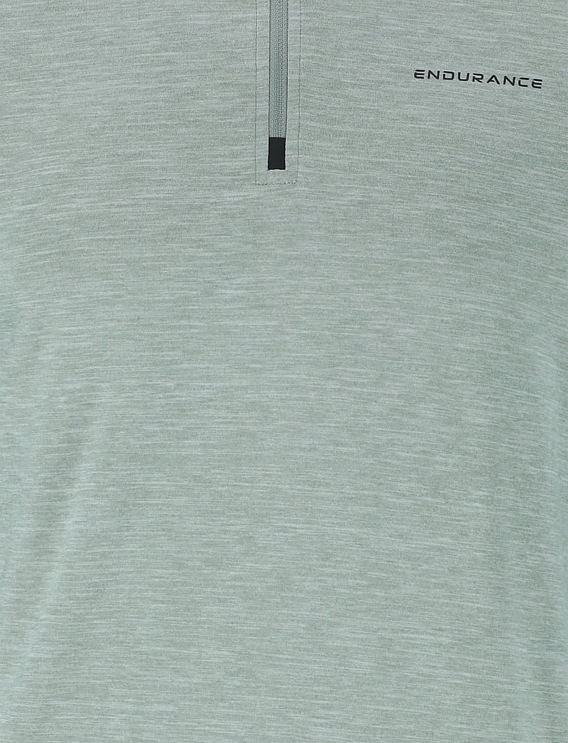 Endurance - Tune V2 M Melange Midlayer - fleece & mellanlager - misty blue - 3