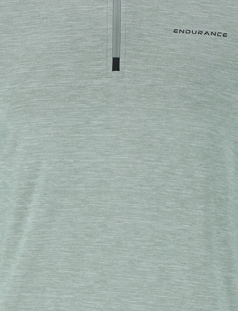 Endurance - Tune V2 M Melange Midlayer - fleece & midlayer - misty blue - 3