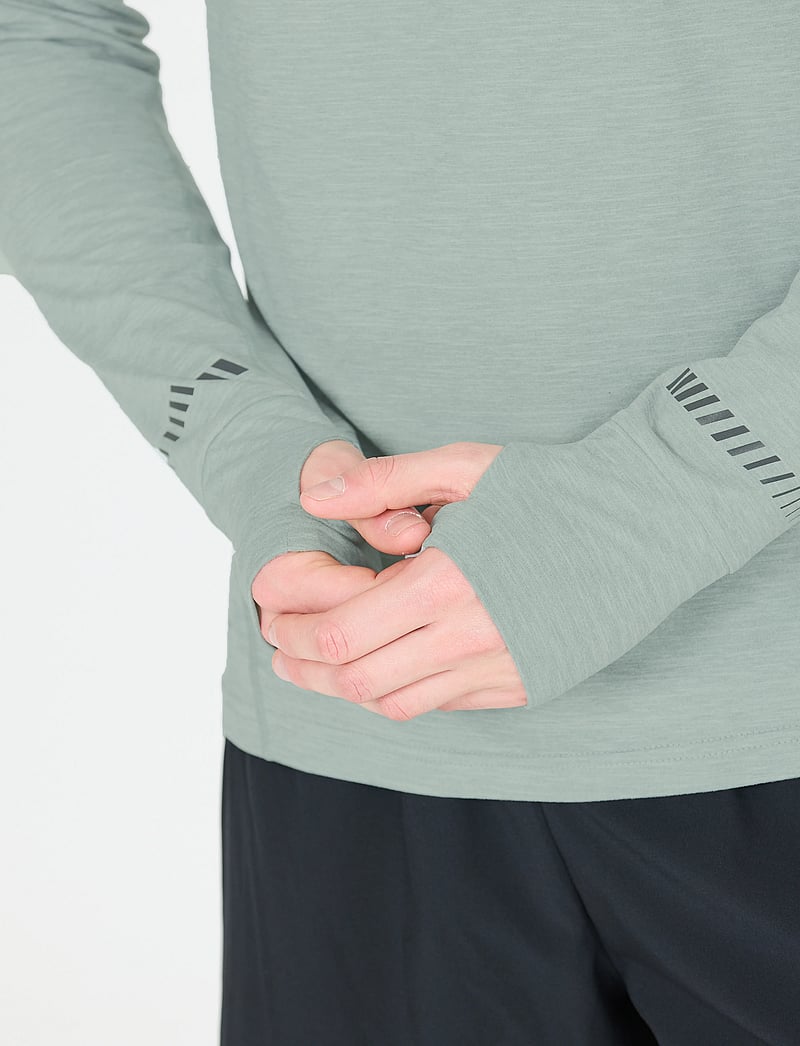 Endurance - Tune V2 M Melange Midlayer - fleece & mellanlager - misty blue - 5