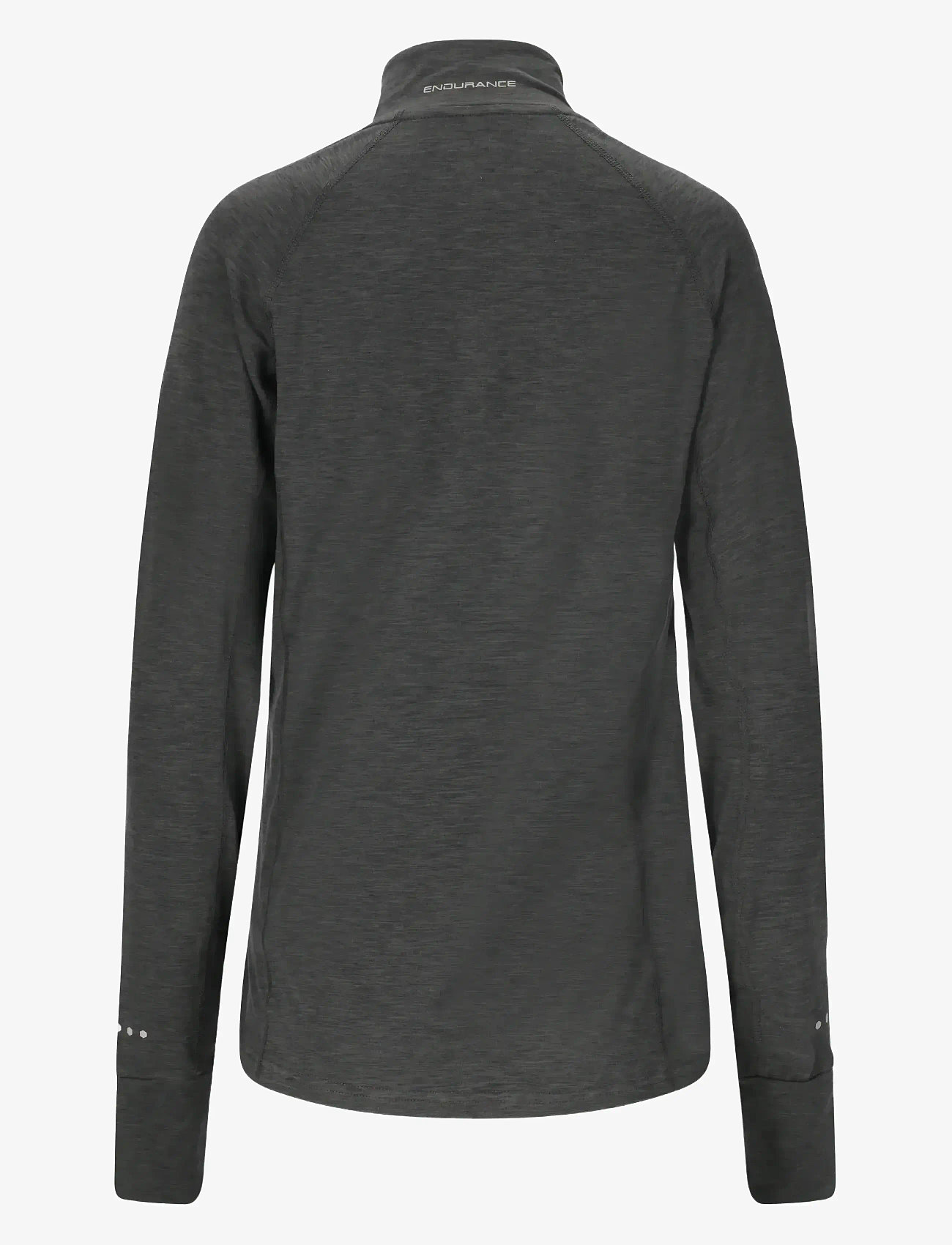 Endurance - Canna V2.0 W Melange Midlayer - fleeces & midlayers - black melange - 2