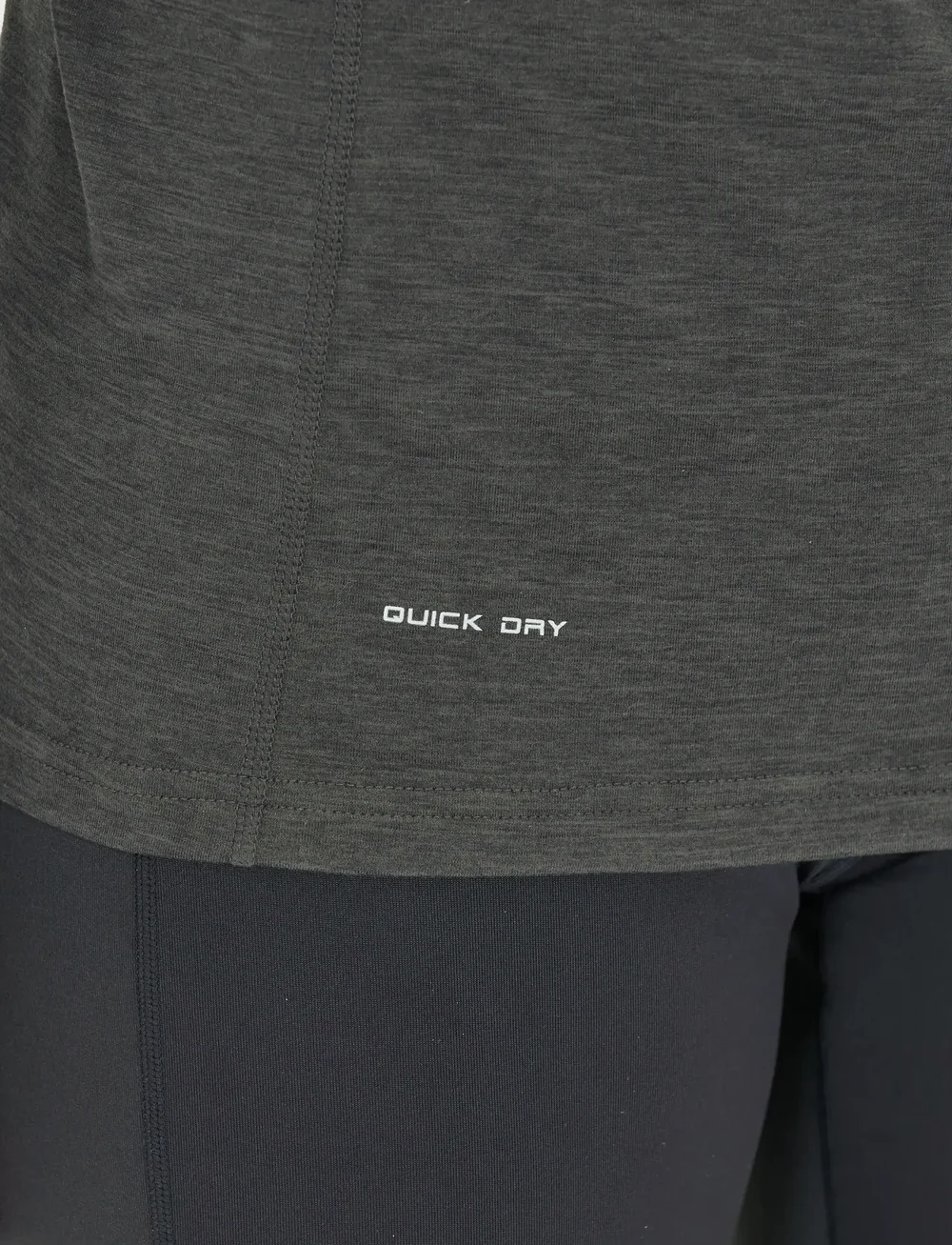 Endurance - Canna V2.0 W Melange Midlayer - fleece & midlayer - black melange - 5