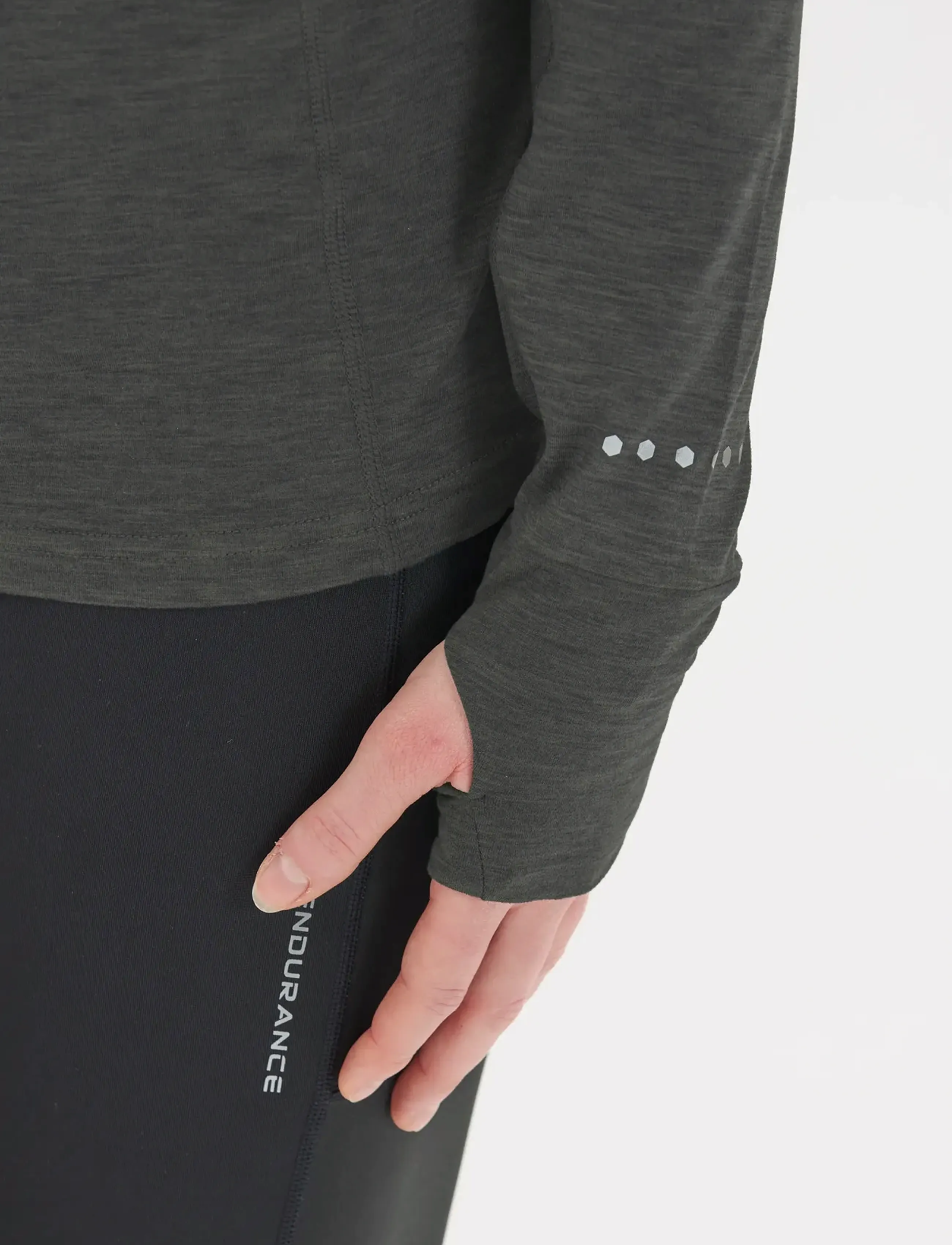 ENDURANCE Canna V2.0 W Melange Midlayer fleece & mellanlager dam – bild 5