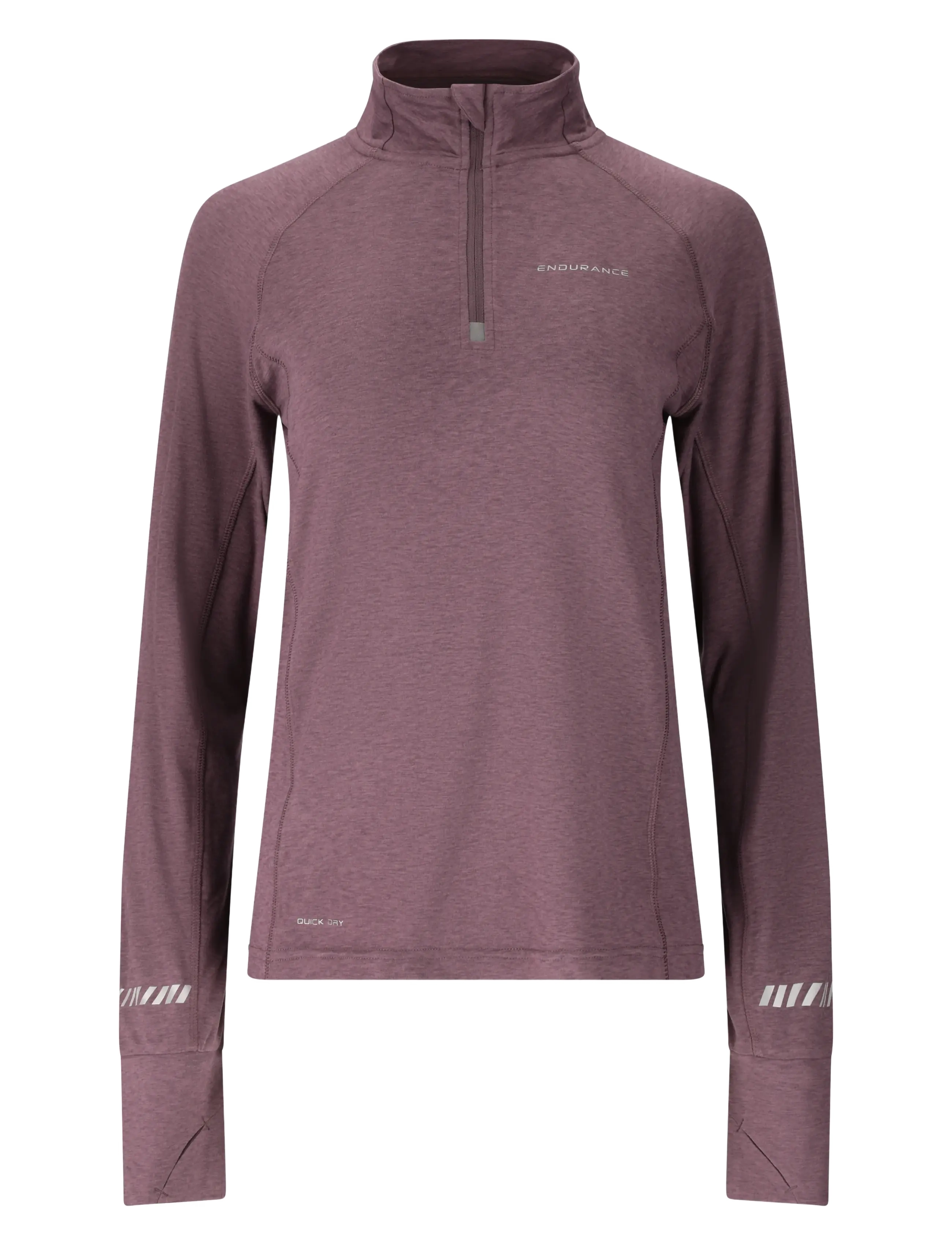Endurance Canna V2.0 W Melange Midlayer - Fleece & Midlayer - MOONSCAPE / purple