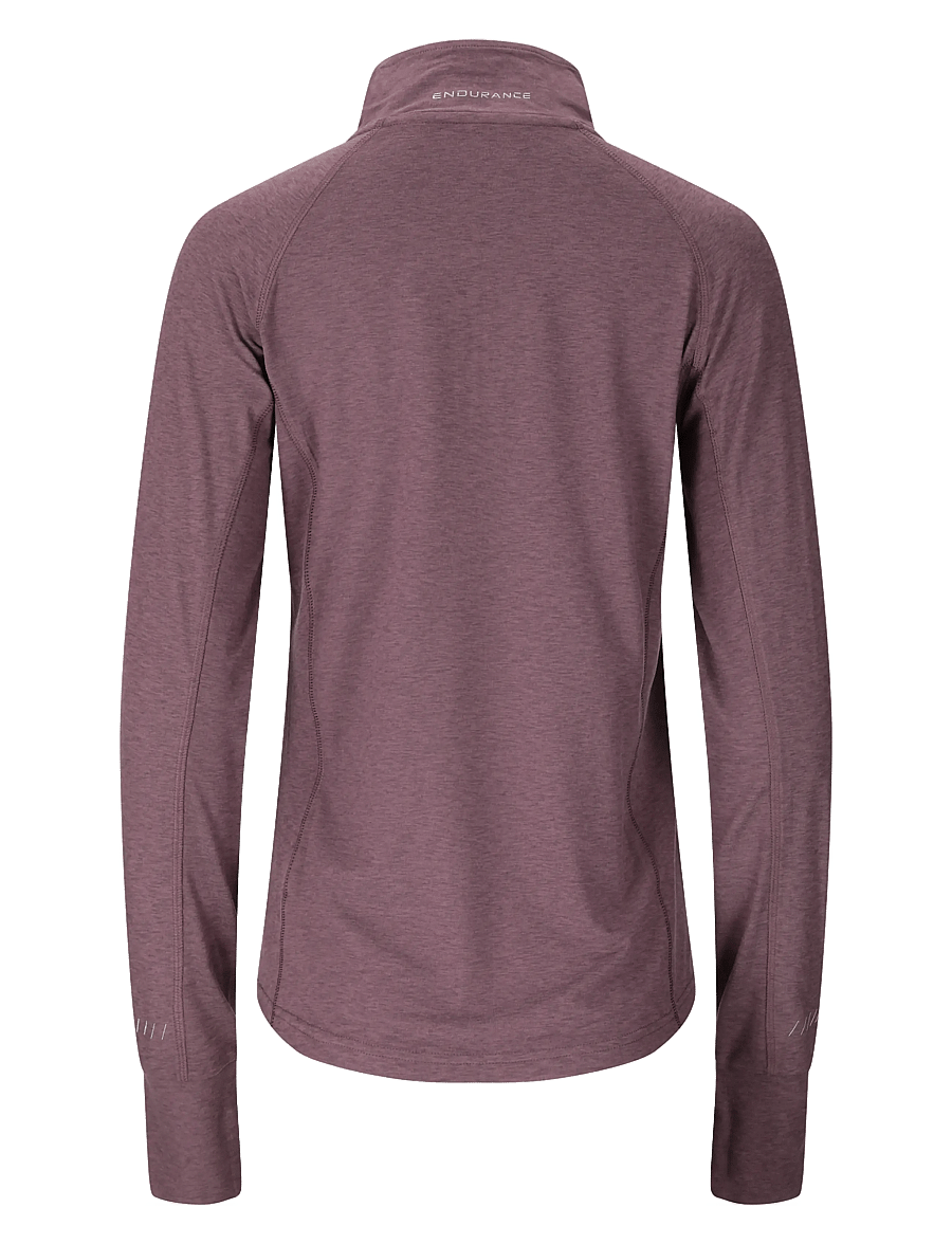 Endurance - Canna V2.0 W Melange Midlayer - oberteile - moonscape - 2