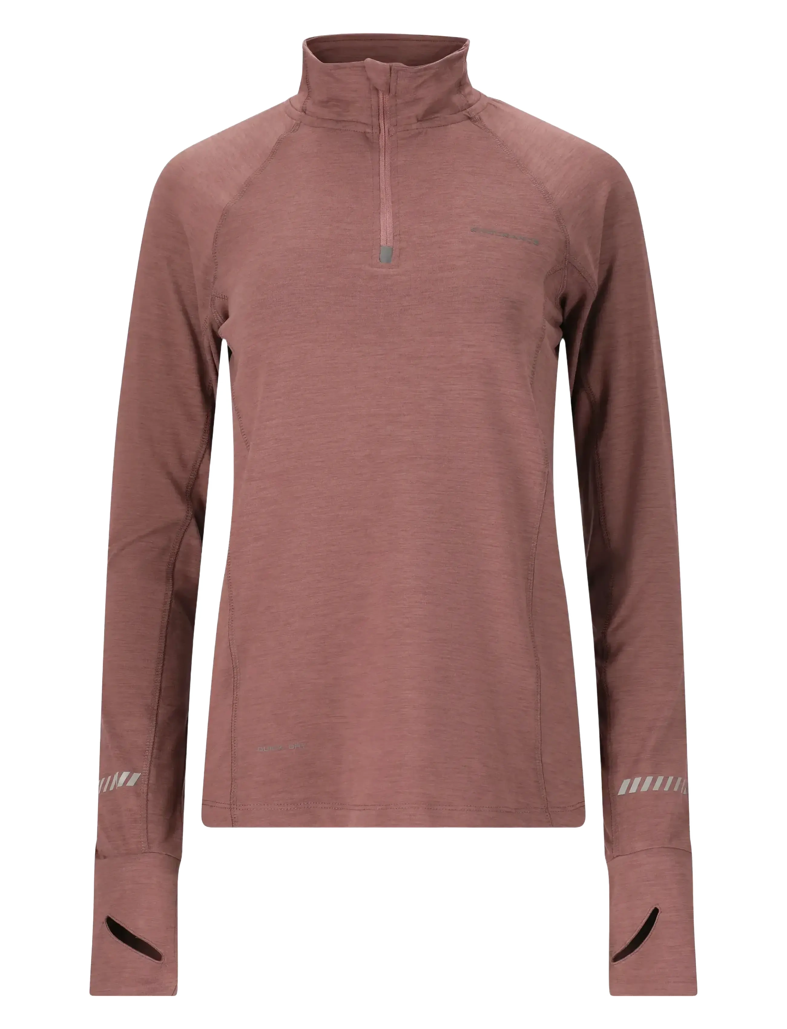 Endurance Canna V2.0 W Melange Midlayer - Kläder - ROSE TAUPE / pink/rose