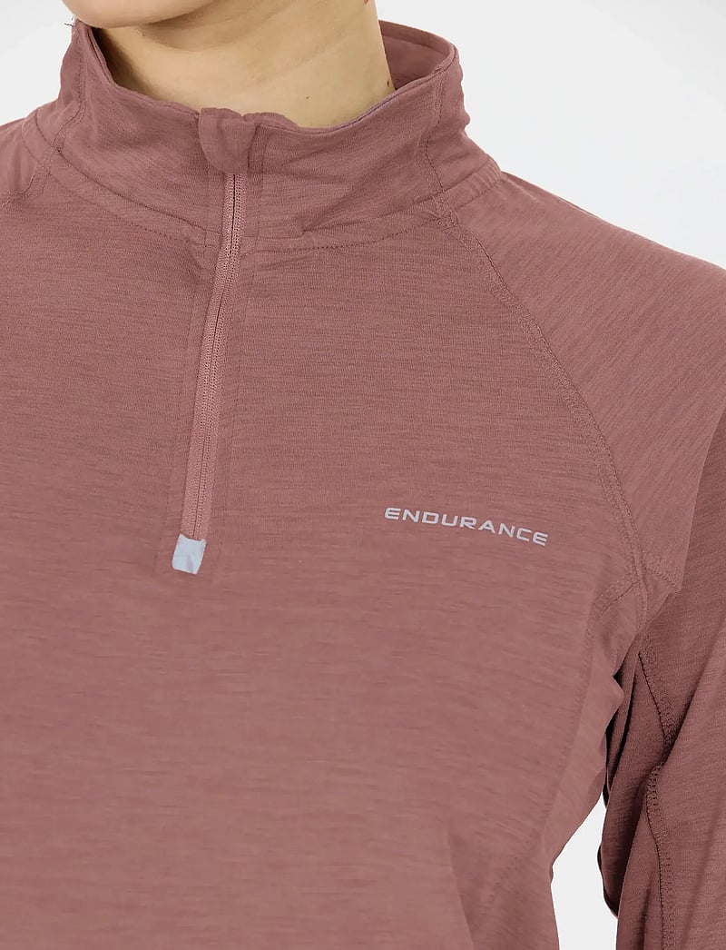 Endurance - Canna V2.0 W Melange Midlayer - yläosat - rose taupe - 0