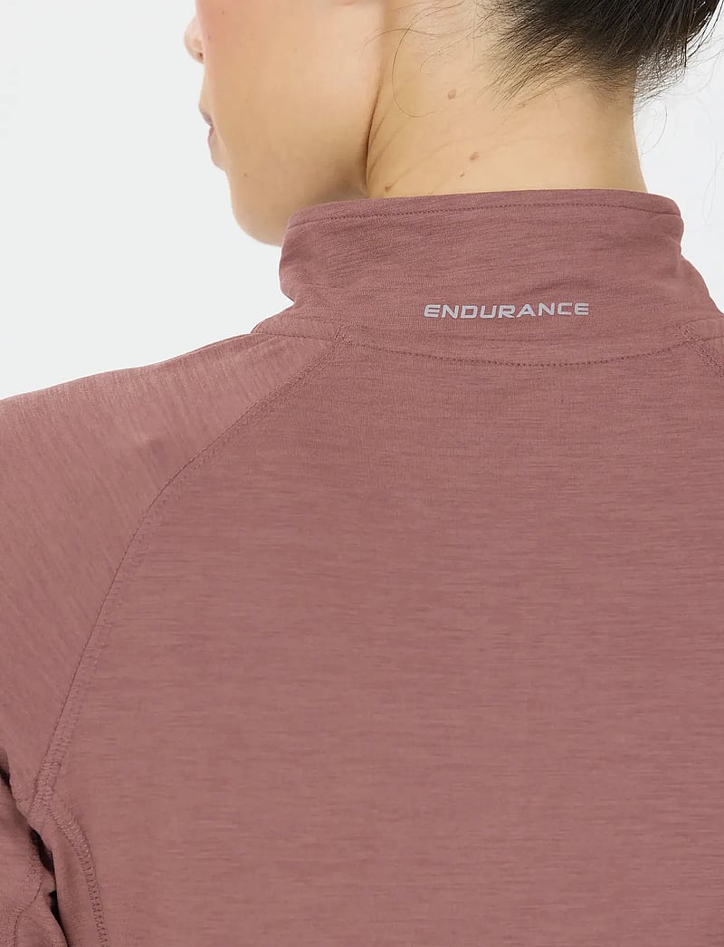 Endurance - Canna V2.0 W Melange Midlayer - yläosat - rose taupe - 4