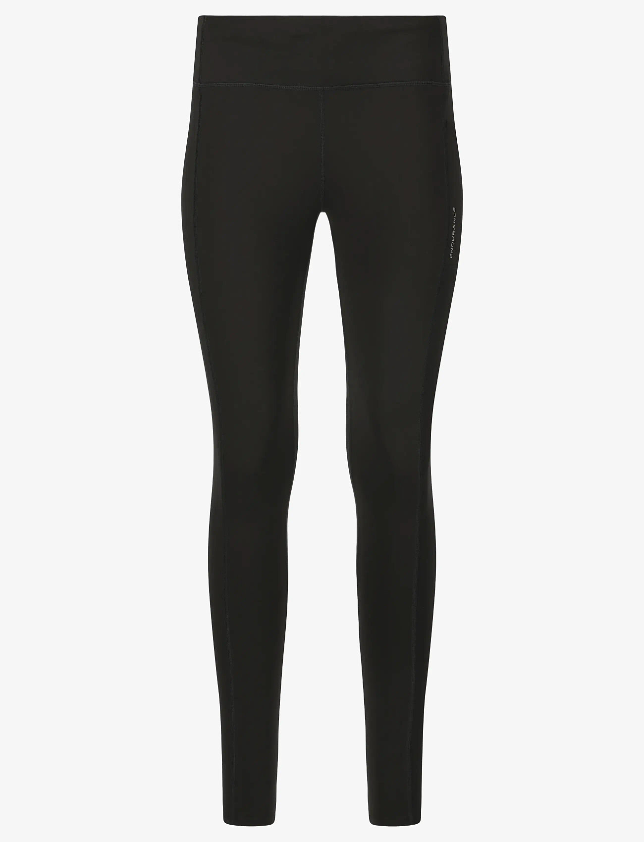 Endurance - Strong W Windblock Long Tights - löpartights - black - 0