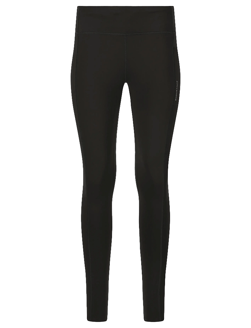 Endurance - Strong W Windblock Long Tights - löpartights - black - 1
