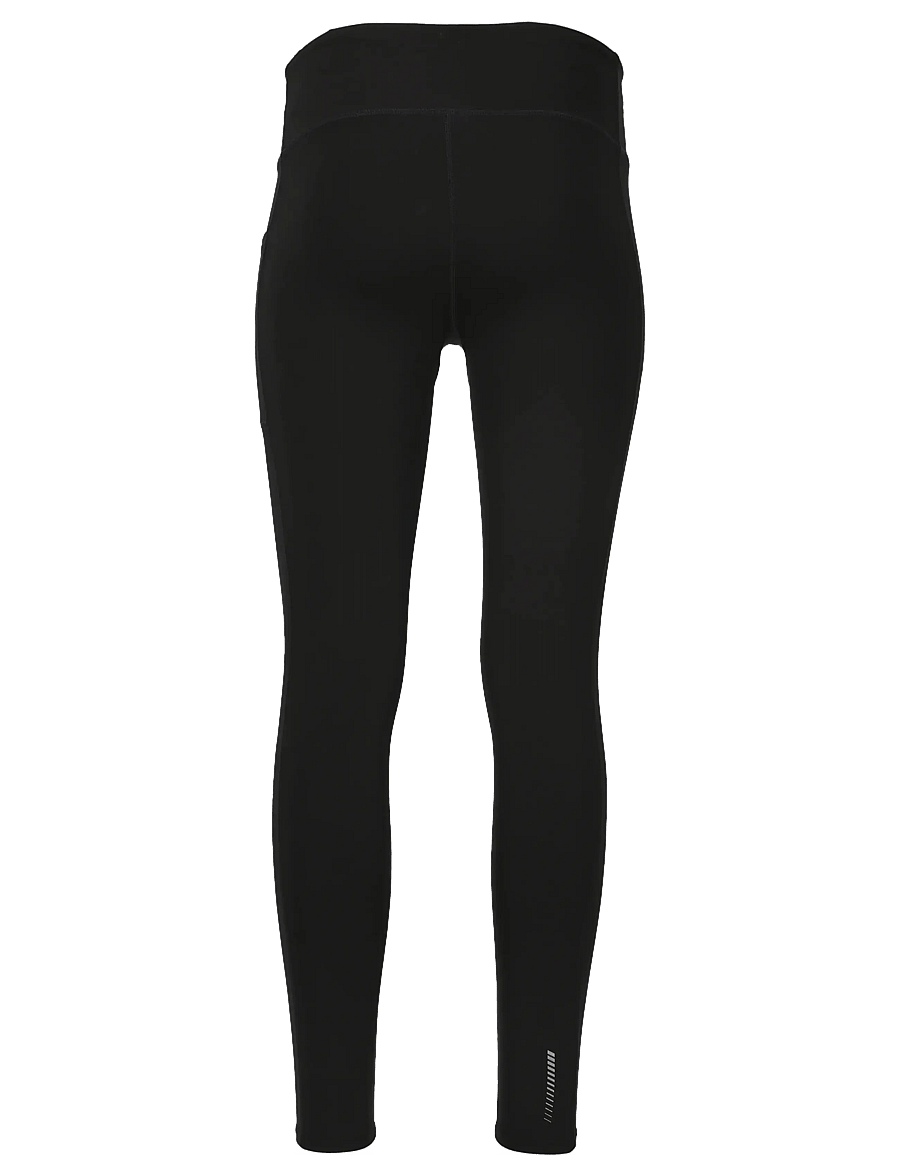Endurance - Strong W Long Run Tights - jooksuretuusid - black - 2