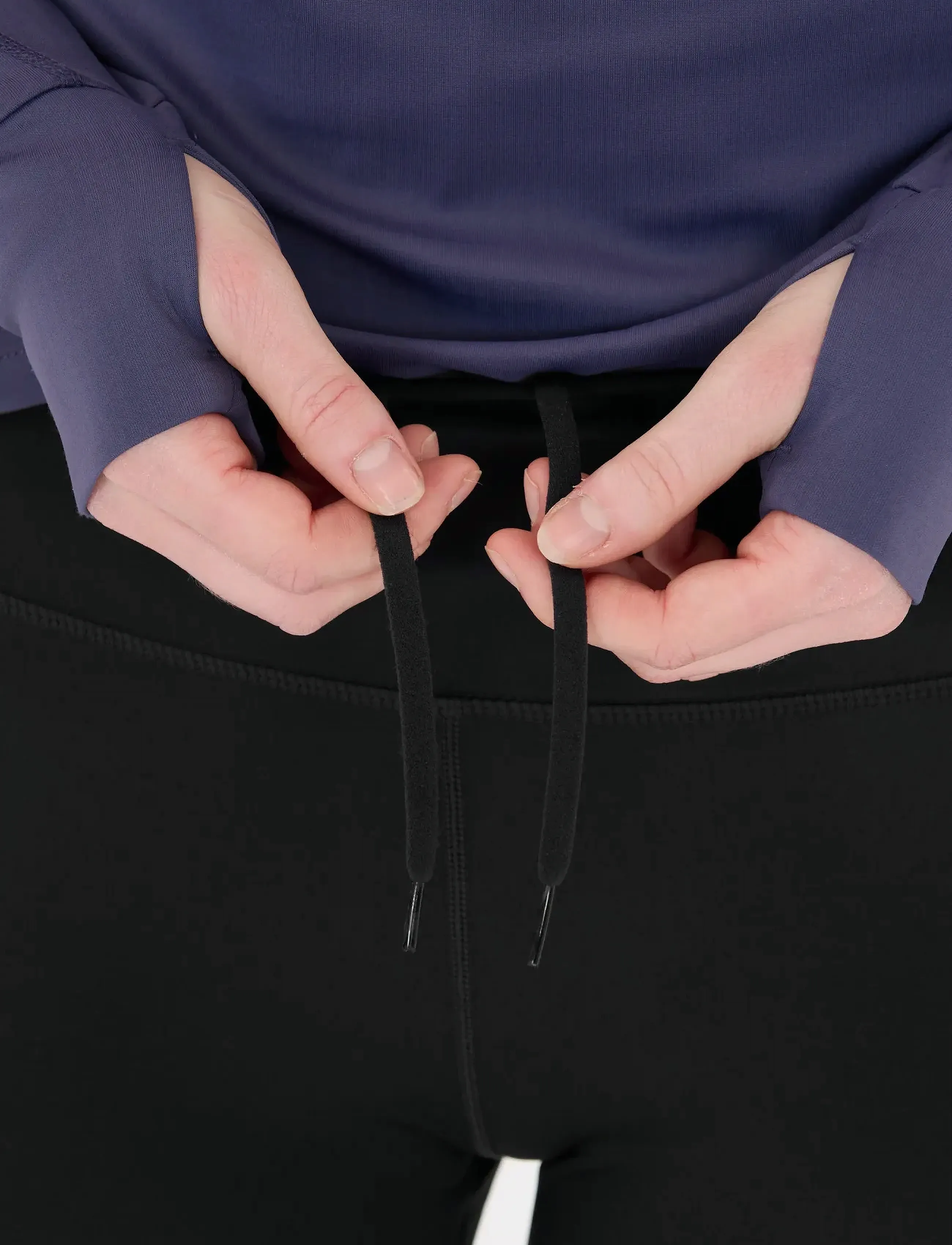 Endurance - Strong W 3/4 Run Tights - løpetights - black - 3